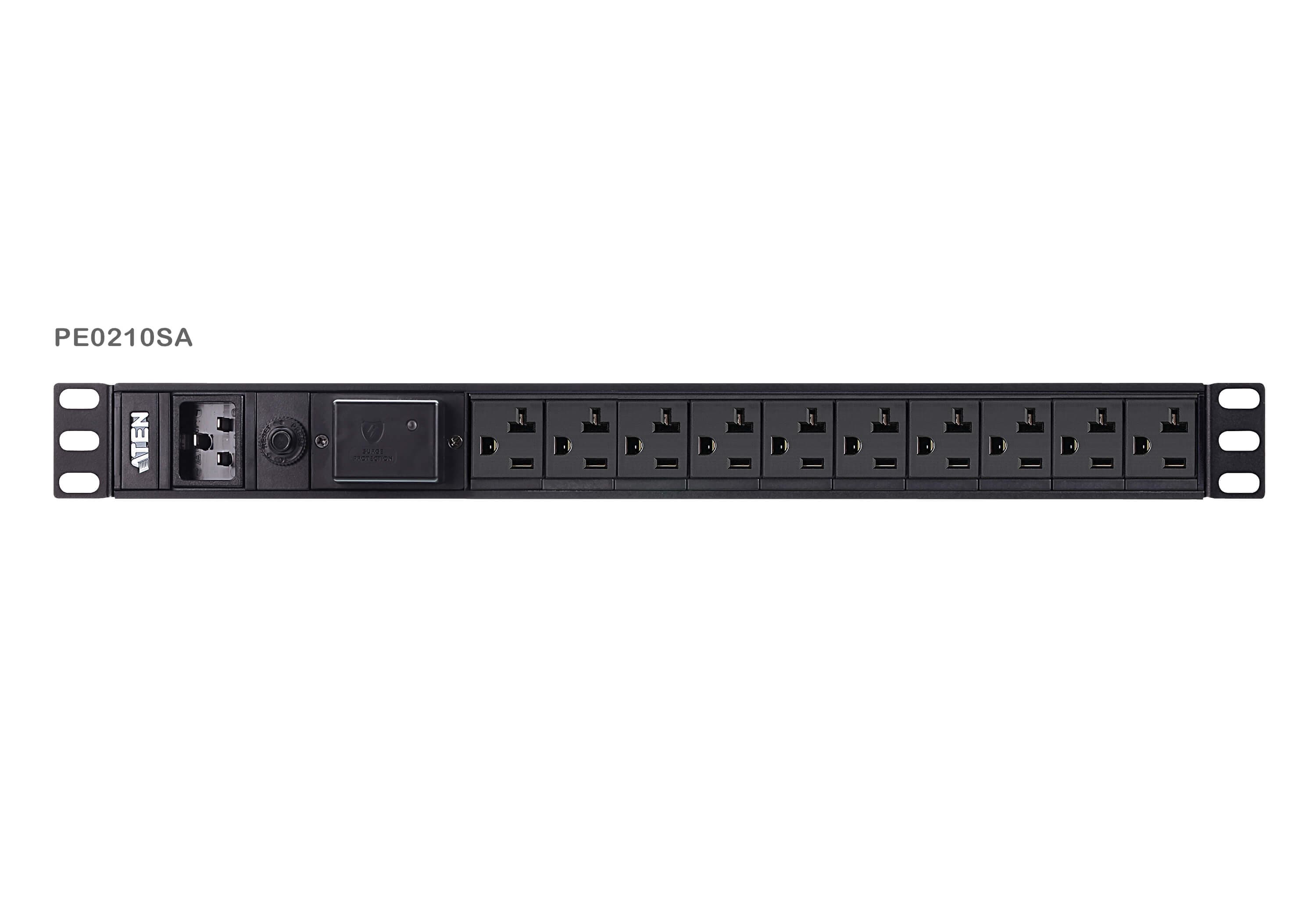 Basic 1U PDU with surge protection — изглед 3