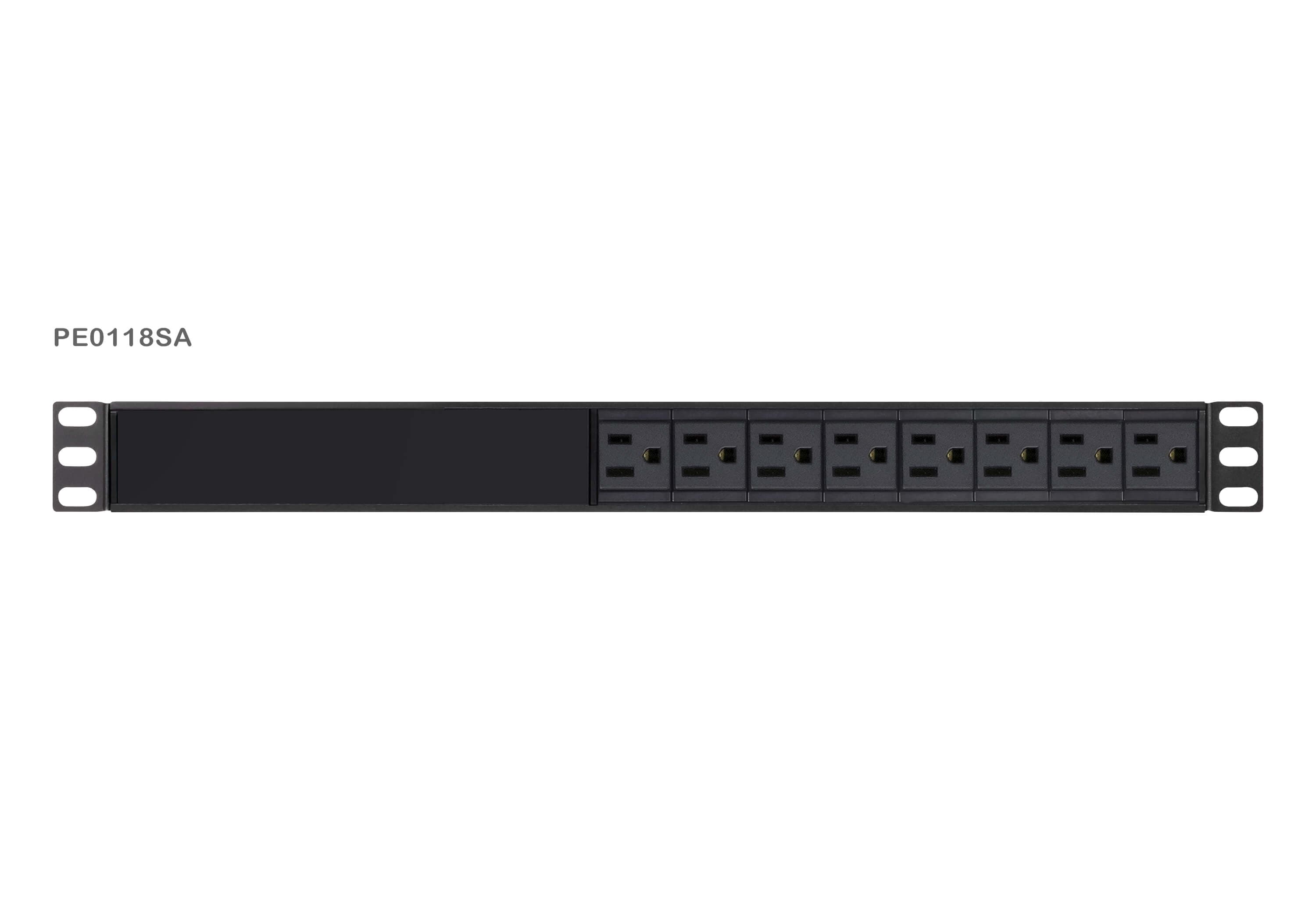 1U Basic PDU with Surge Protection — изглед 2
