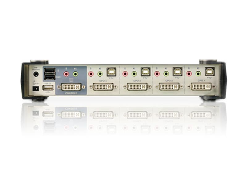 4-Port USB 2.0 DVI KVMP Switch — изглед 3