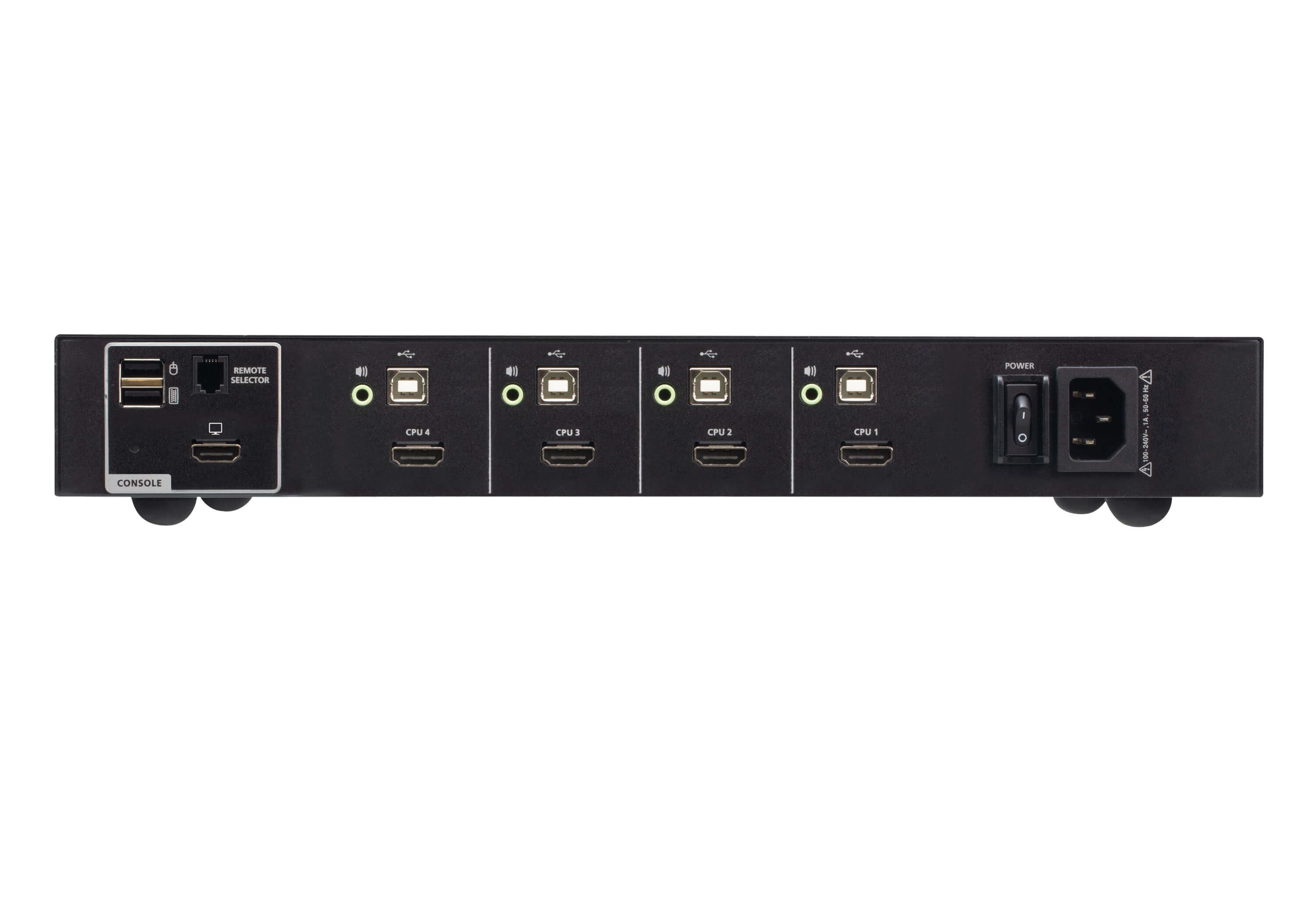4-Port USB HDMI Secure KVM Switch (PSD PP v4.0 Compliant)