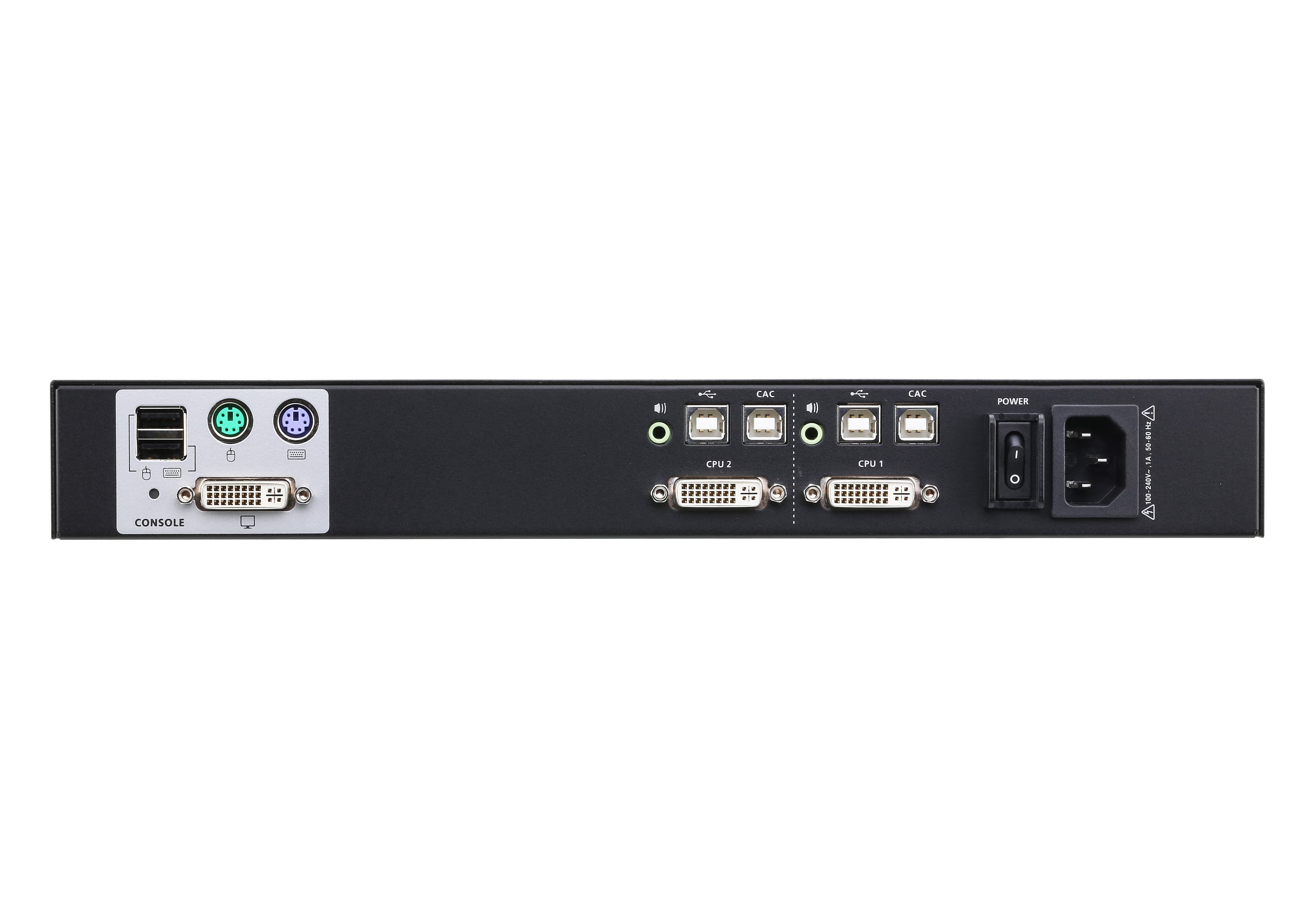 2-Port USB DVI Secure KVM Switch (PSS PP v3.0 Compliant) — изглед 2