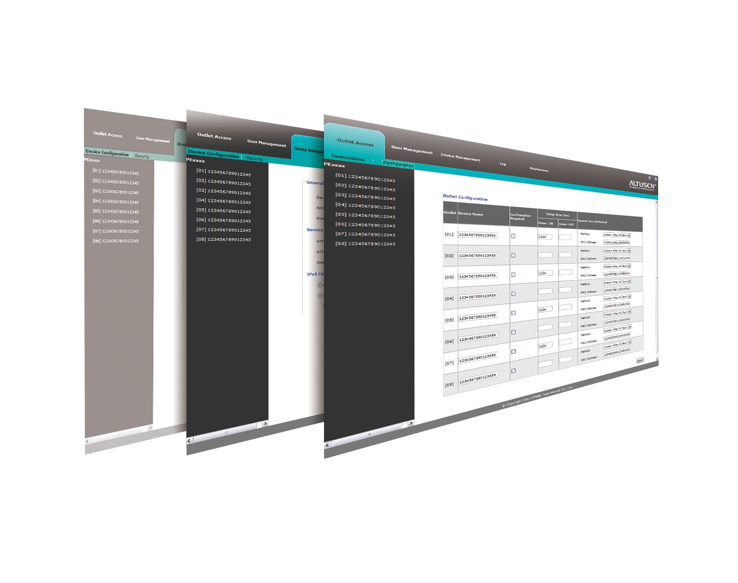 Energy & DCIM Management Web GUI — изглед 2