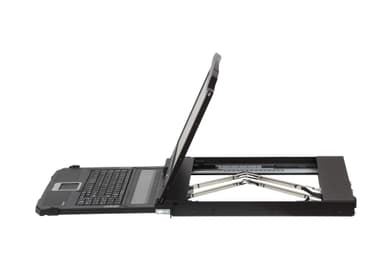 Ultra Short Depth Dual Rail WideScreen LCD Console (USB, HDMI / DVI / VGA)