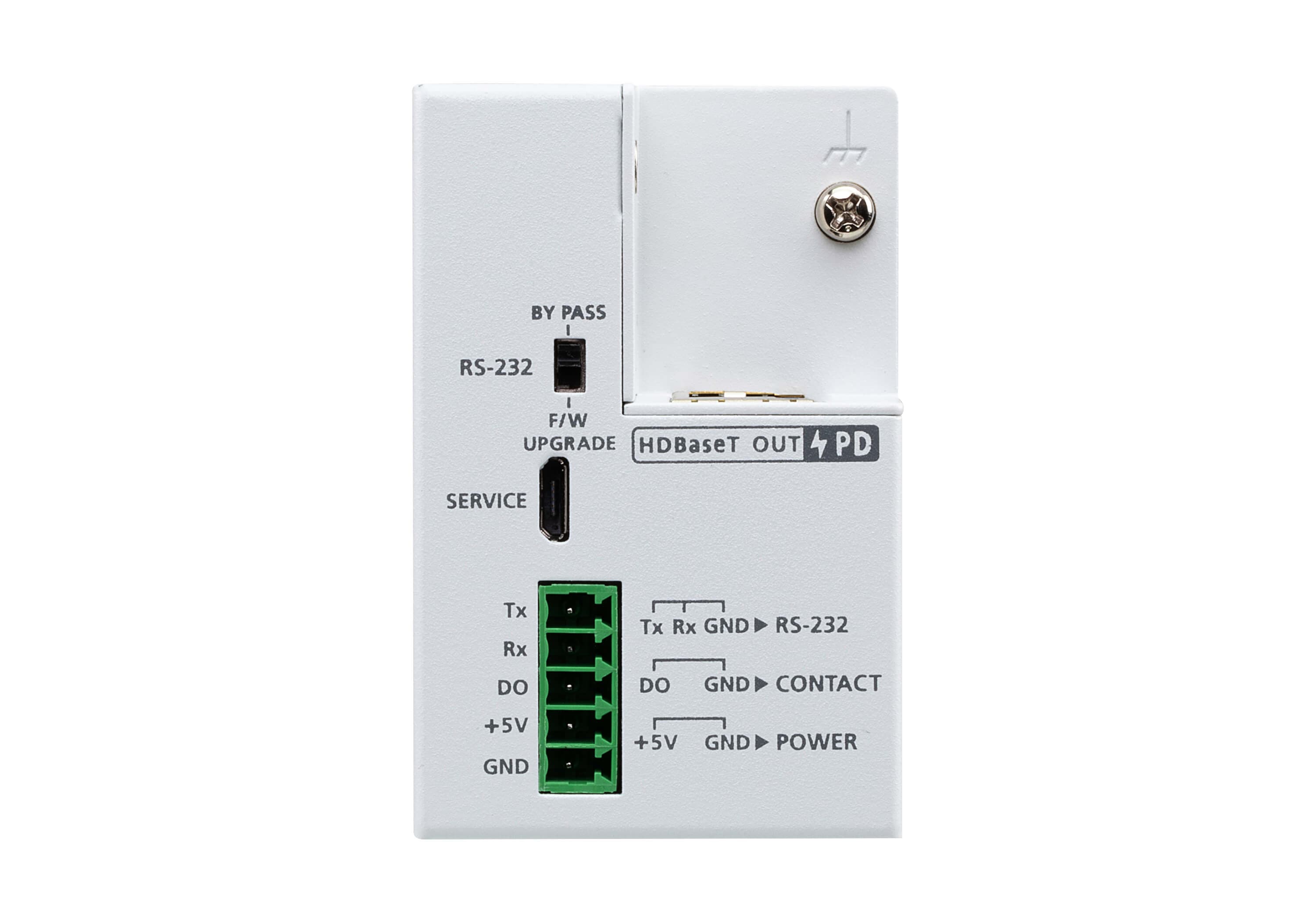 DisplayPort HDBaseT-Lite Transmitter with EU Wall Plate / PoH — изглед 2
