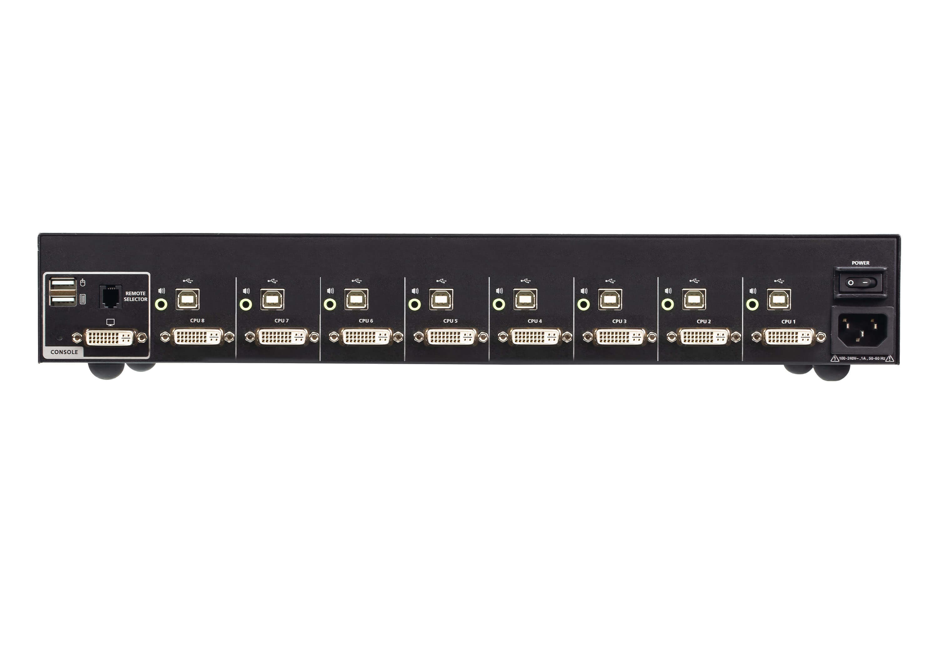 8-Port USB DVI Secure KVM Switch (PSD PP v4.0 Compliant)