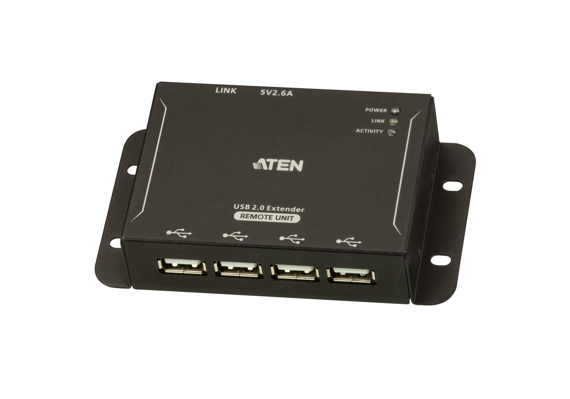 4-Port USB 2.0 Cat 5 Extender (up to 50 m) — изглед 2