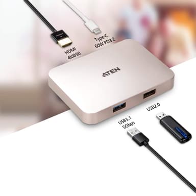 USB-C Gaming Dock (Supports Switch TV Mode)4K Ultra Mini Dock-PD60W