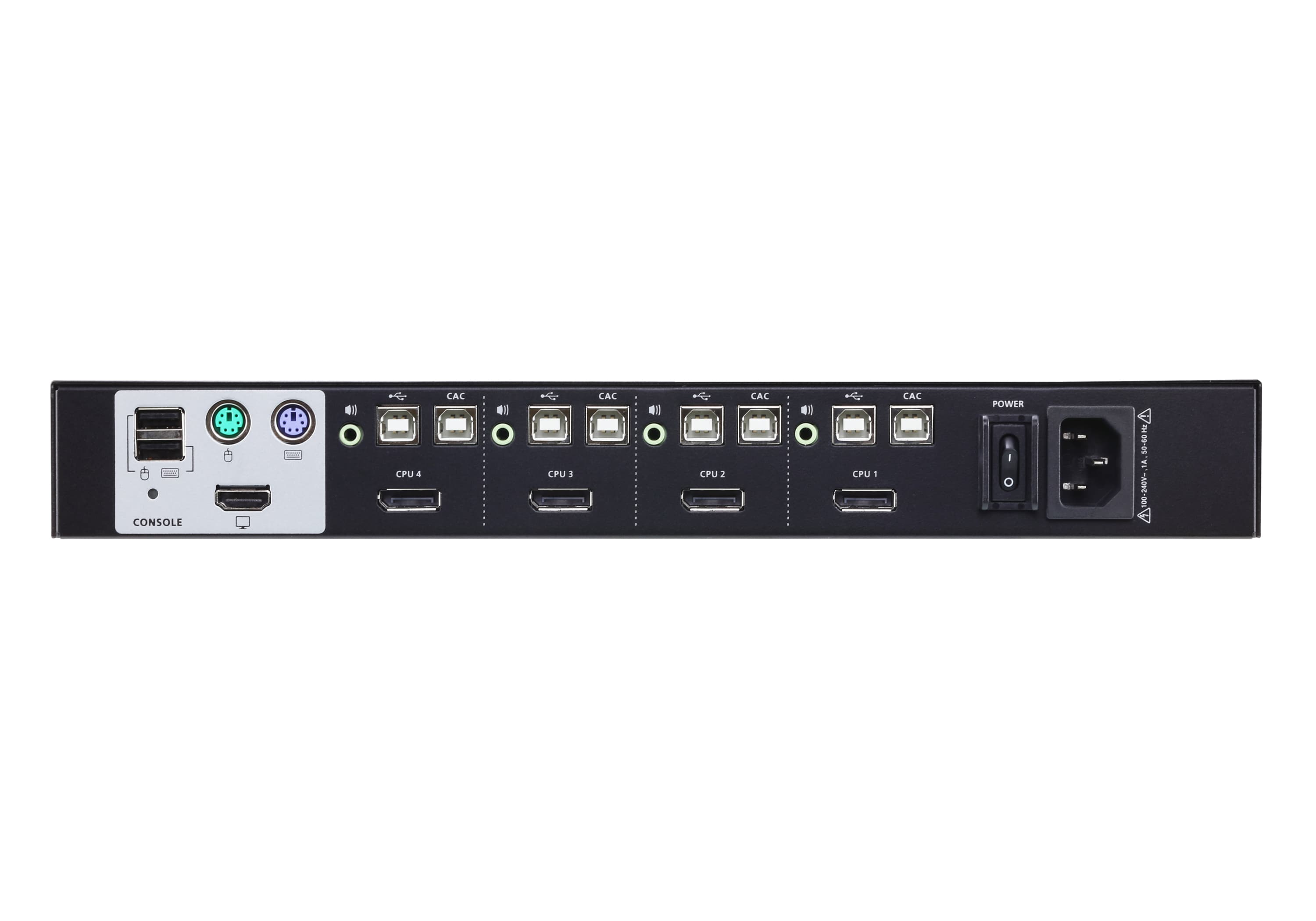 4-Port USB DisplayPort Secure KVM Switch (PSS PP v3.0 Compliant) — view 2