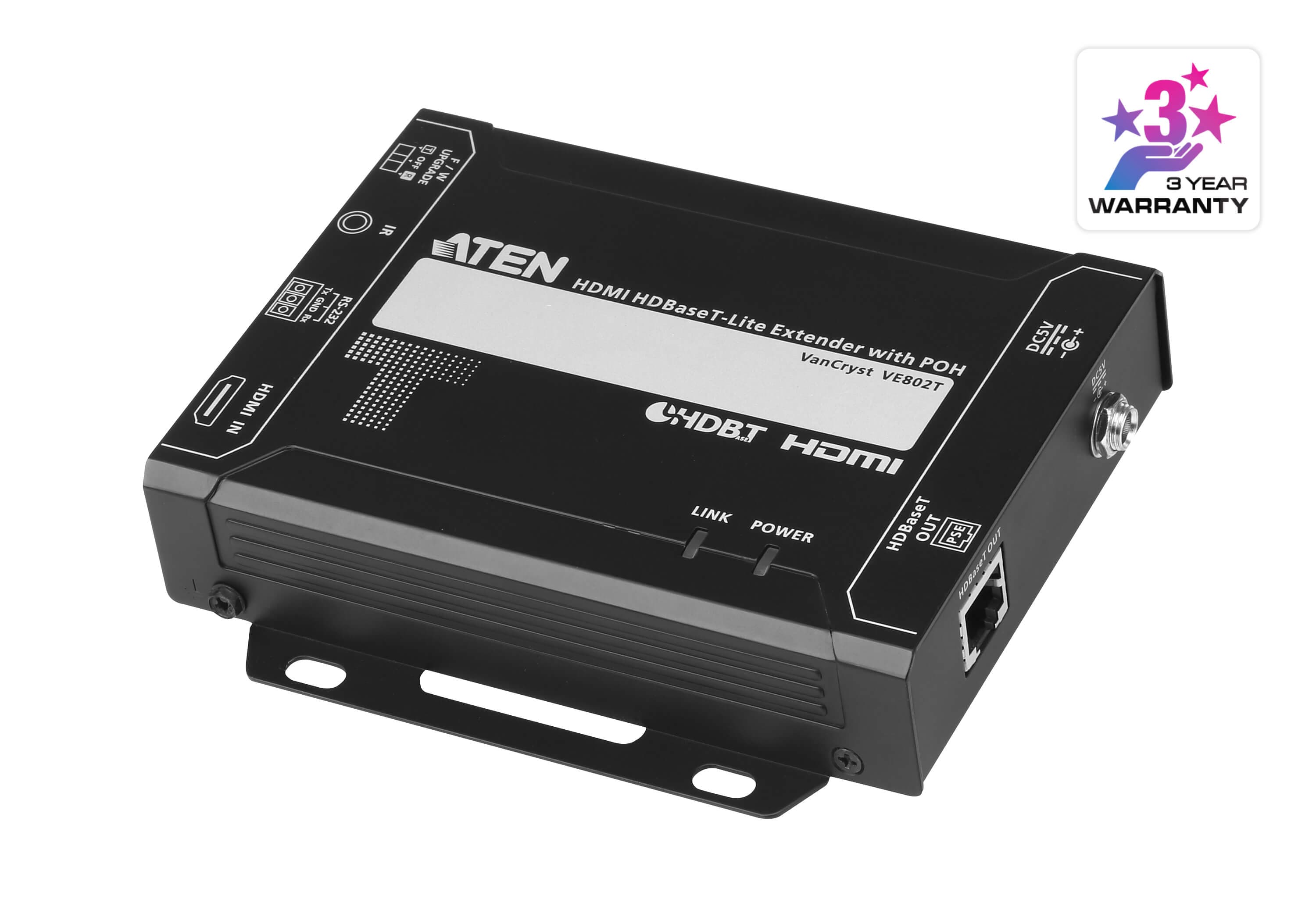 HDMI HDBaseT-Lite Transmitter with PoH (4K@40m) (HDBaseT Class B) (PoH PSE) — изглед 3