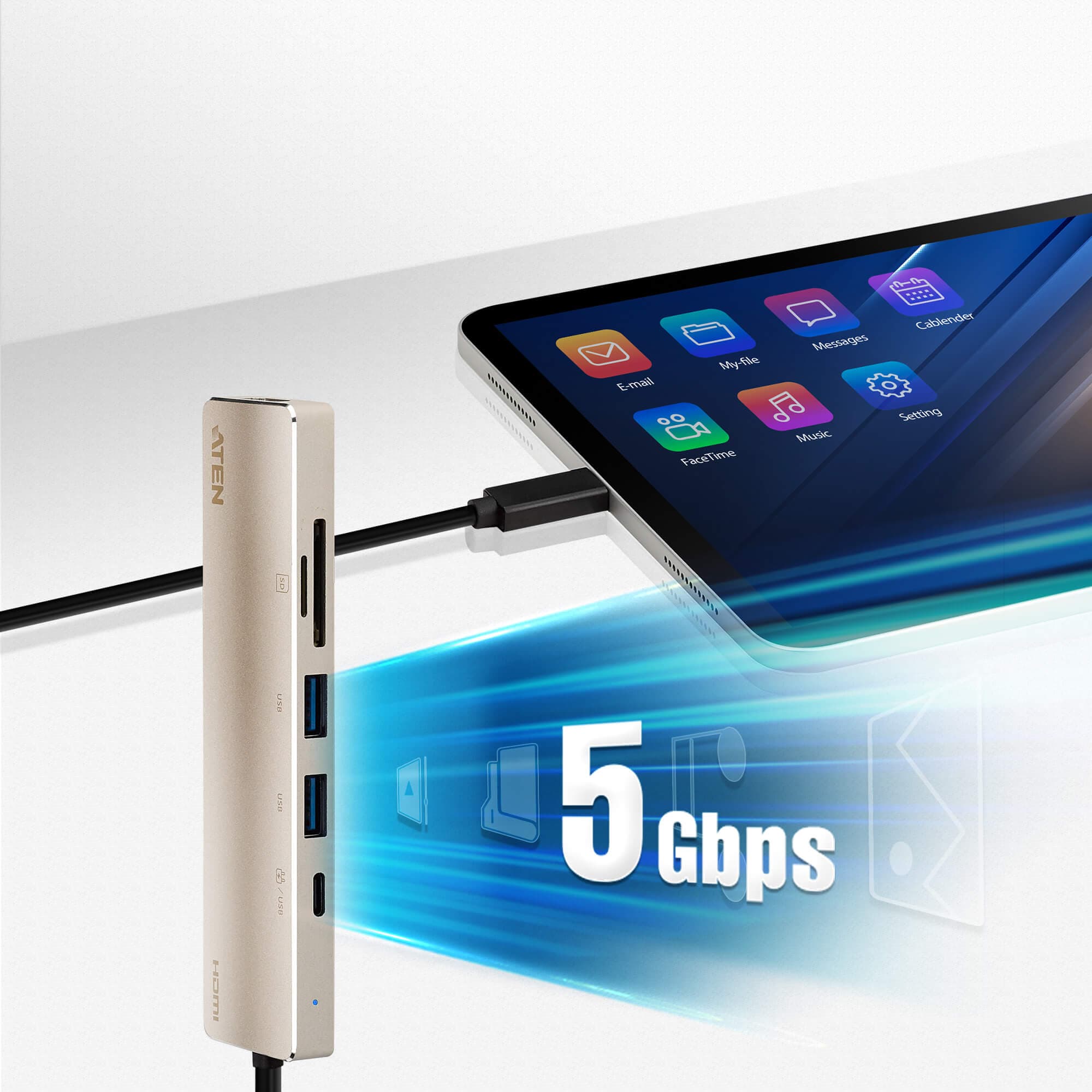 USB-C Multiport Mini Dock with Power Pass-Through — изглед 7