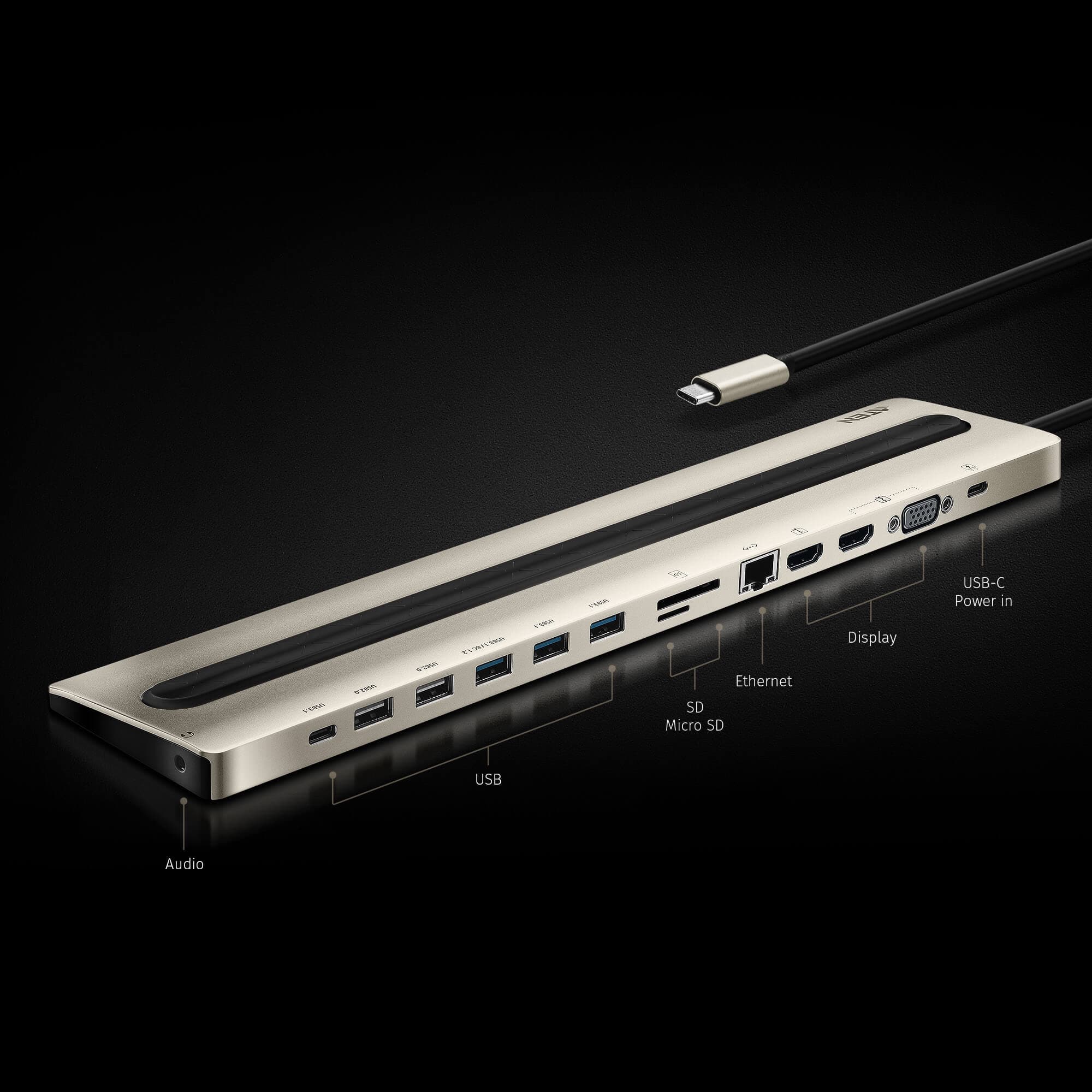 USB-C Multiport Dock with Power Pass-Through