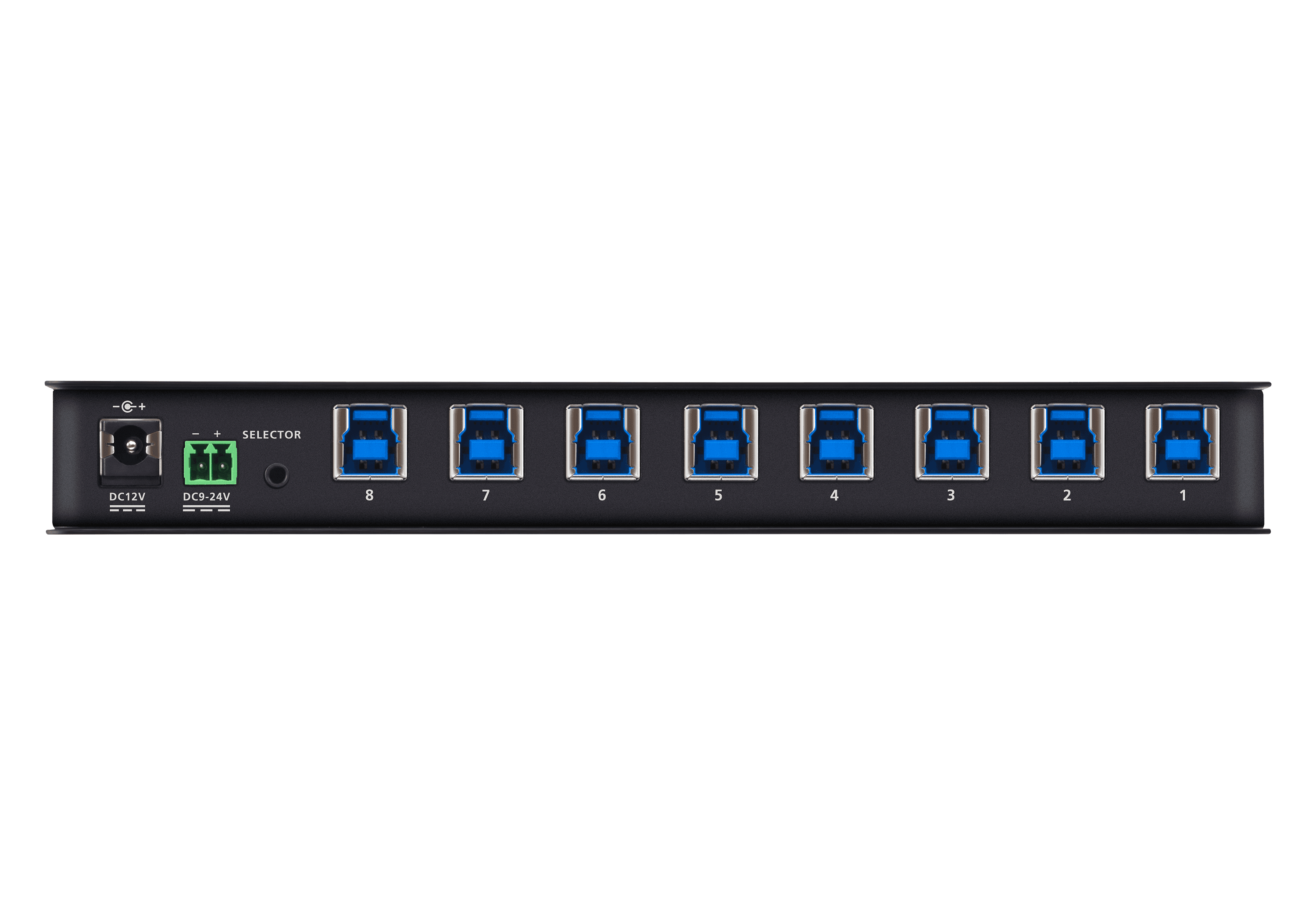 8 x 4 USB 3.2 Gen 1 Industrial Sharing Switch — изглед 2