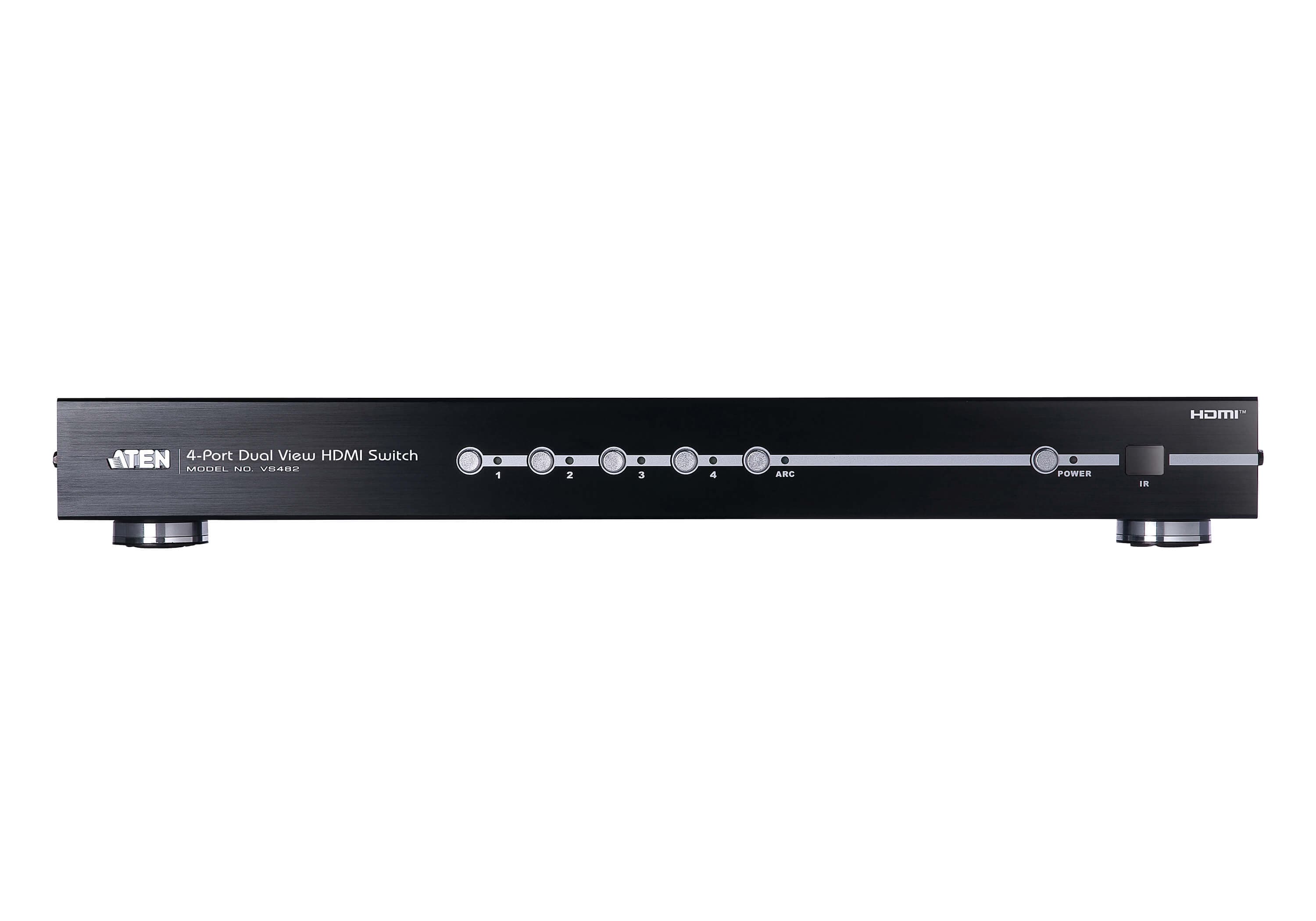 4-Port HDMI Switch with Dual Output