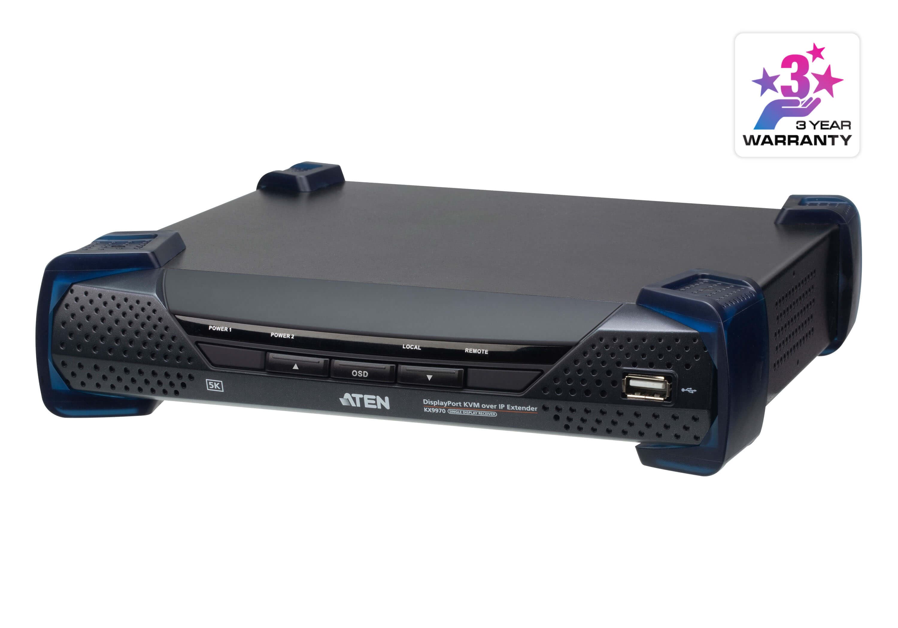5K DisplayPort KVM over IP Receiver — изглед 3