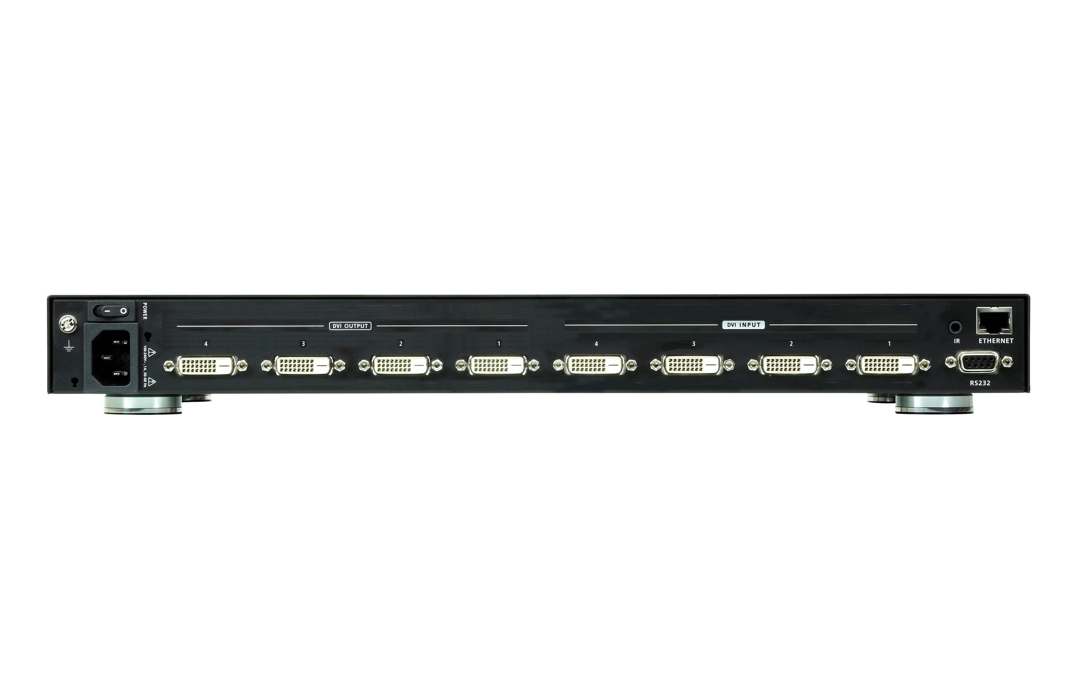 4 x 4 DVI Matrix Switch with Scaler — изглед 3