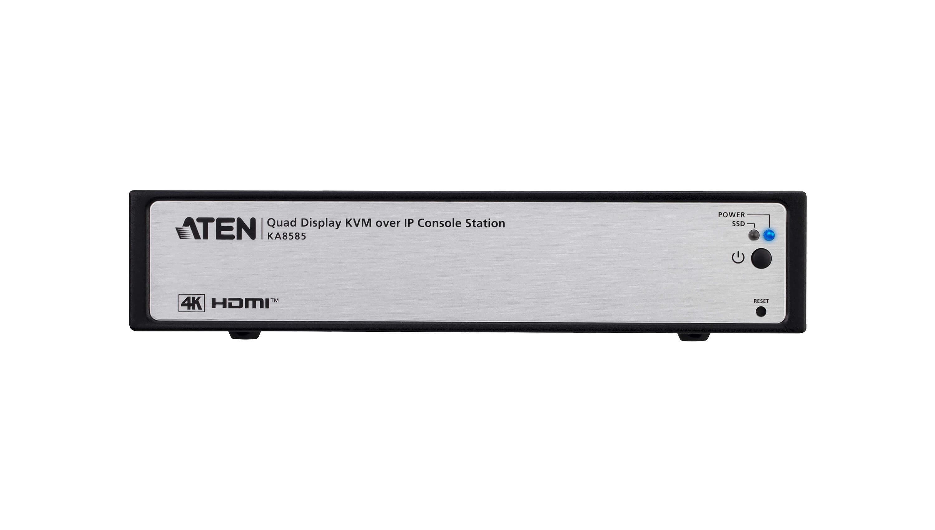 4K Quad Display KVM over IP Console Station