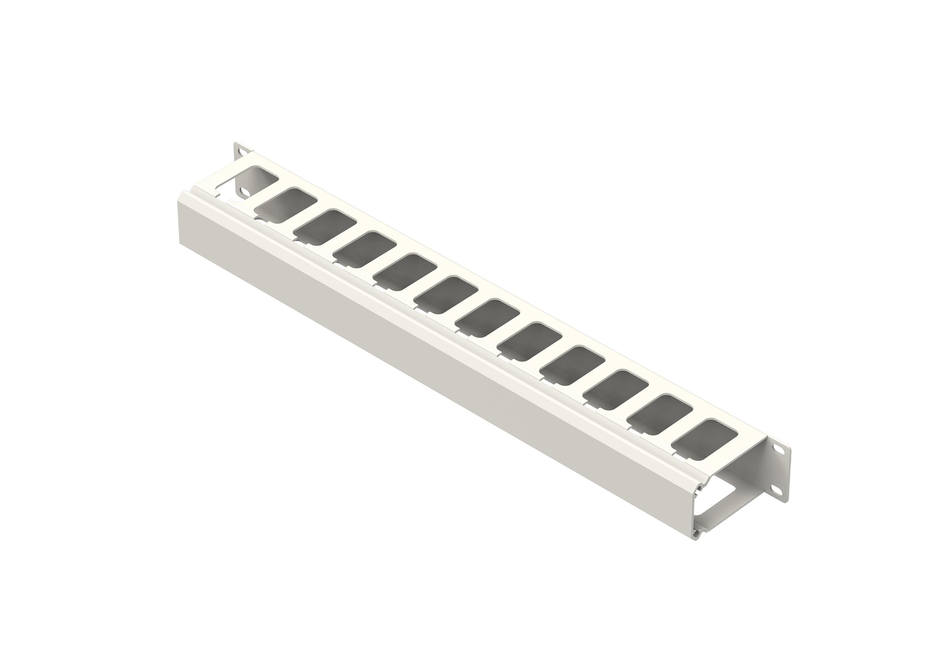 1U Horizontal Cable Duct — изглед 2