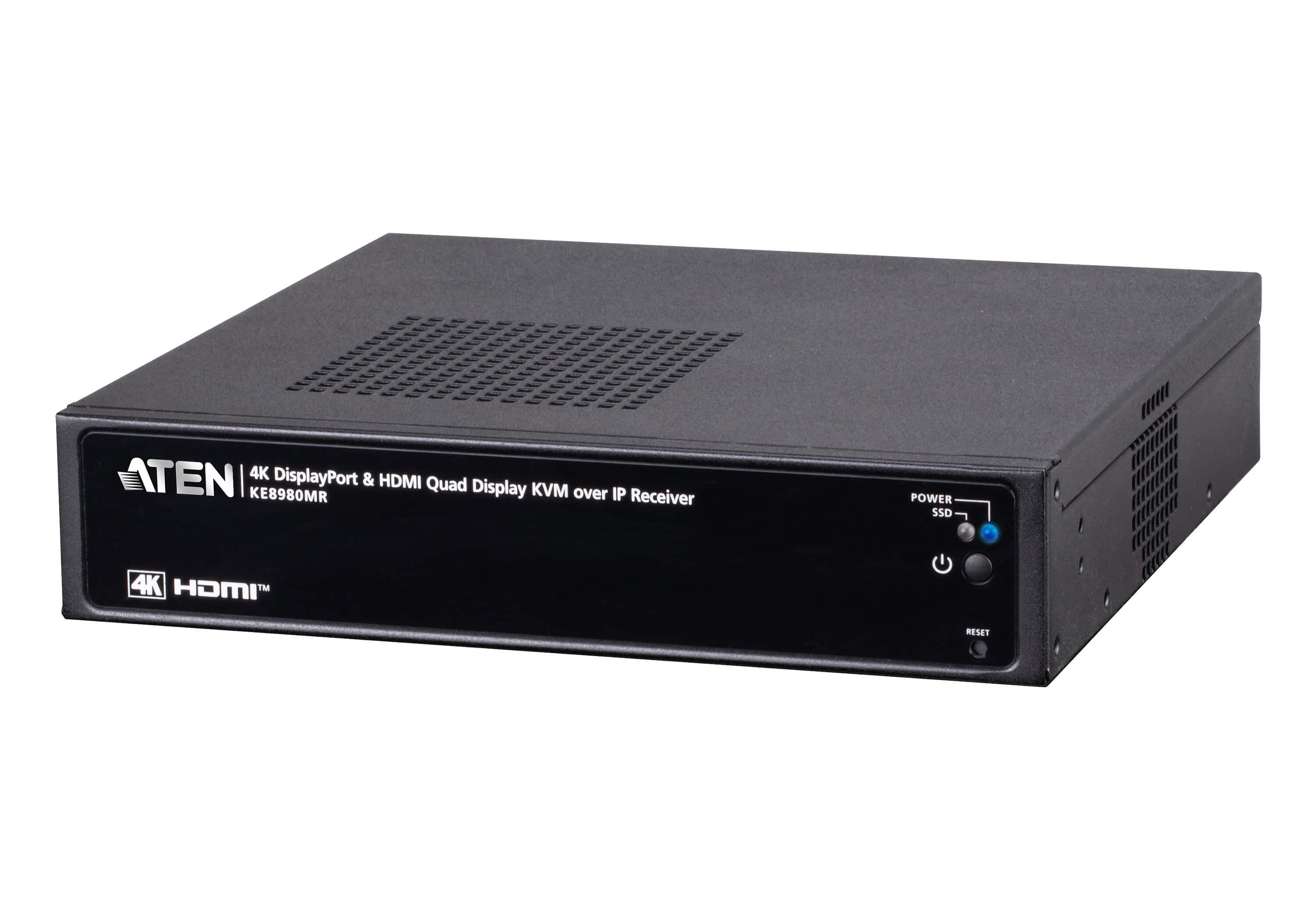 4K Quad-Display KVM over IP Multi-View Receiver — изглед 3