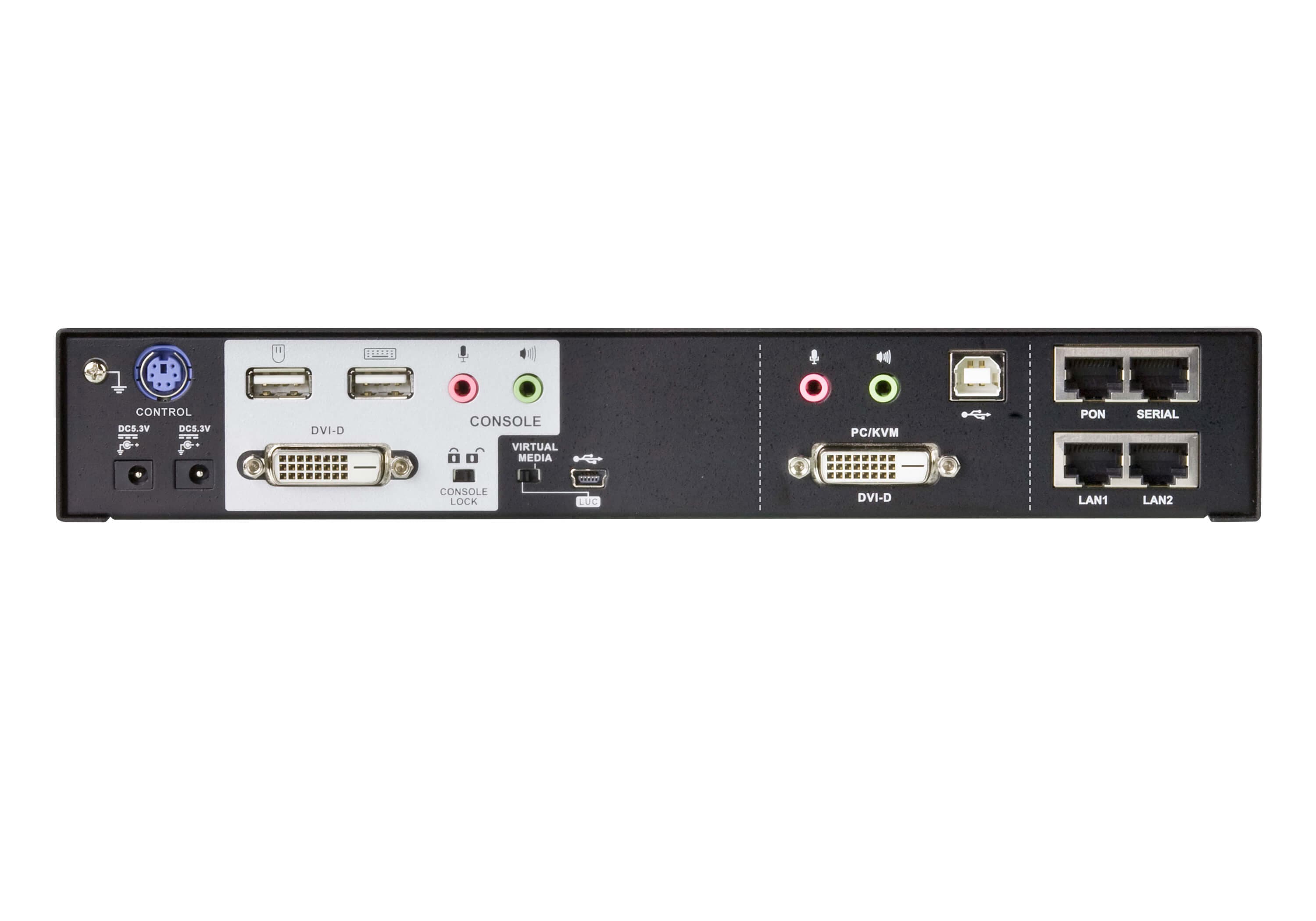 1-Local/Remote Share Access Single Port DVI KVM over IP Switch — изглед 2