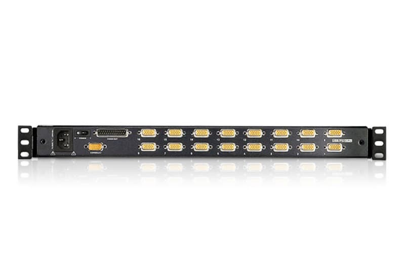 16-Port Dual Rail LCD KVM Switch — изглед 2