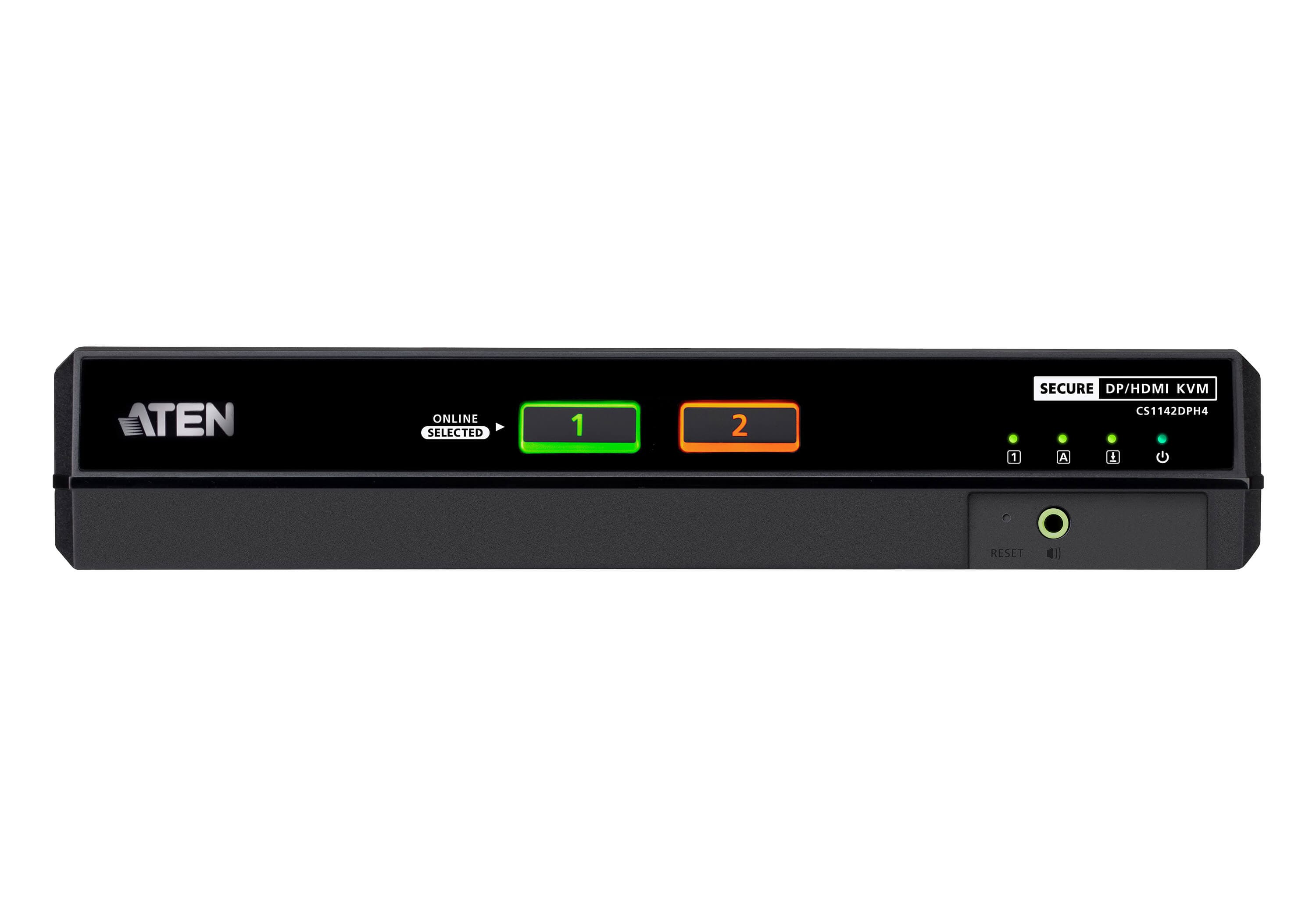 2-Port USB 5K DisplayPort/HDMI Dual Display Universal Secure KVM Switch (PSD PP v4.0 Compliant)