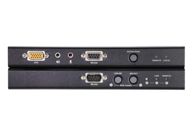 PS/2 VGA/Audio Cat 5 KVM Extender with Deskew (1280 x 1024@300m)