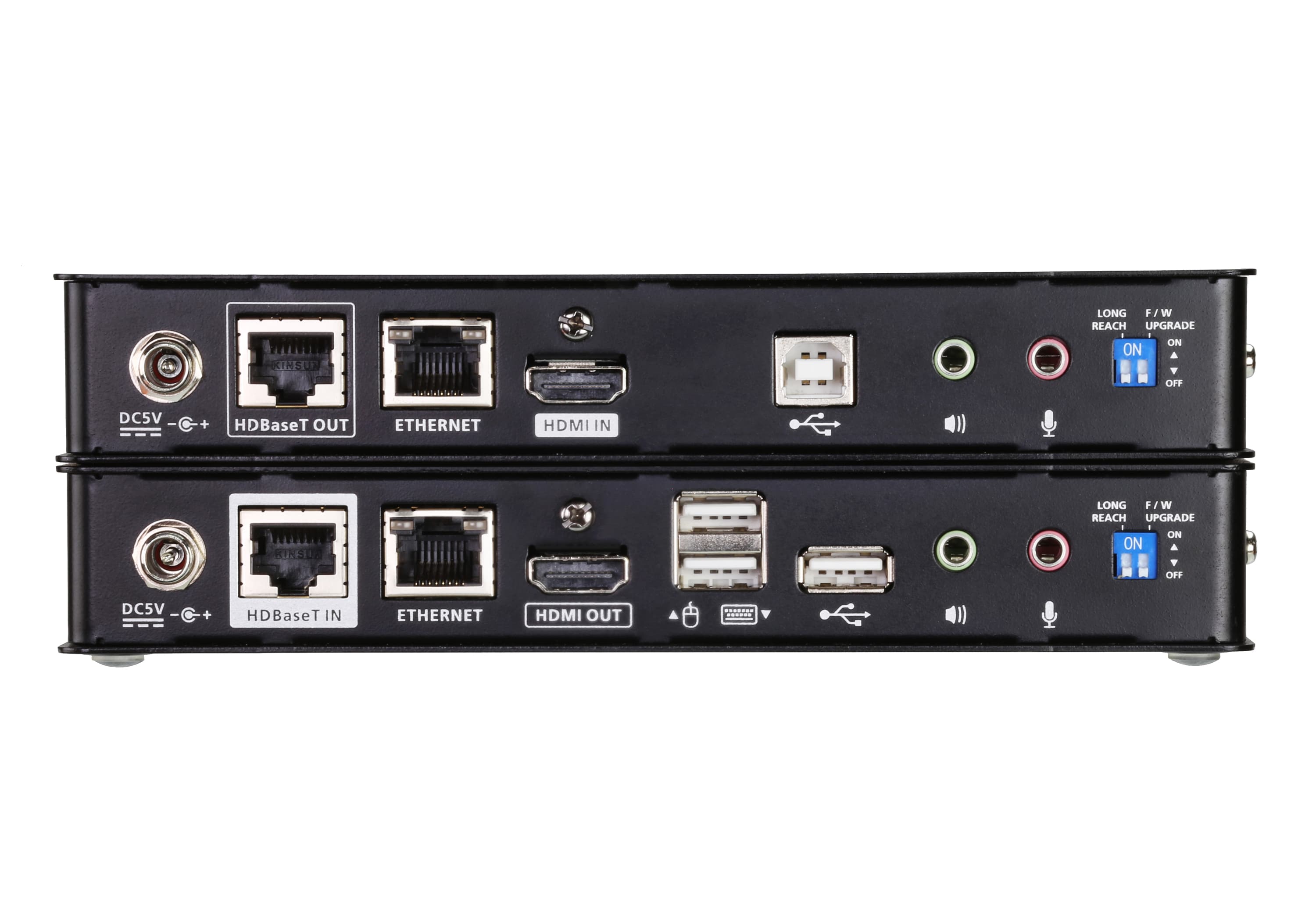 USB HDMI HDBaseT™ 2.0 KVM Extender (4K@100 m) — изглед 2