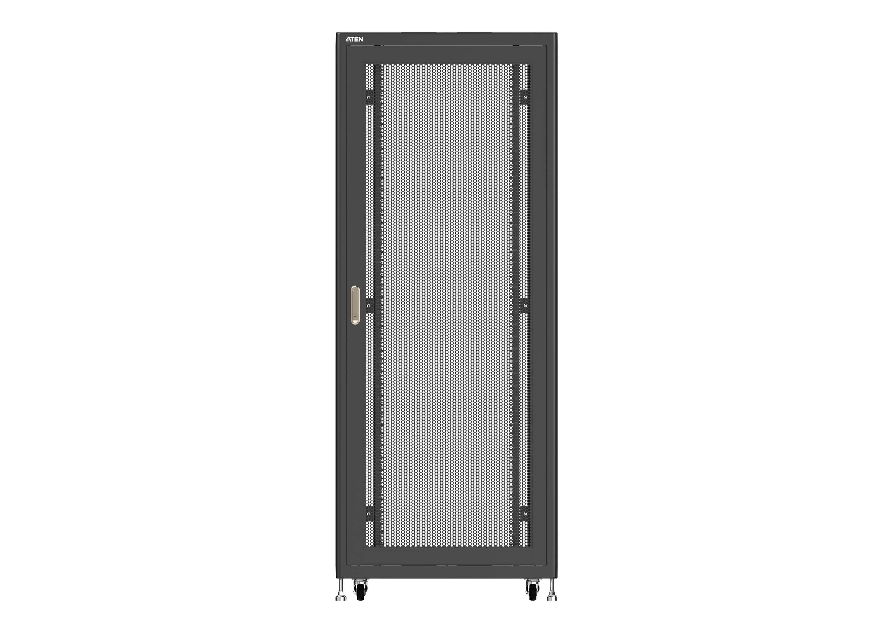 42U Network/Server Rack with Perforated Front and Rear Doors — view 4