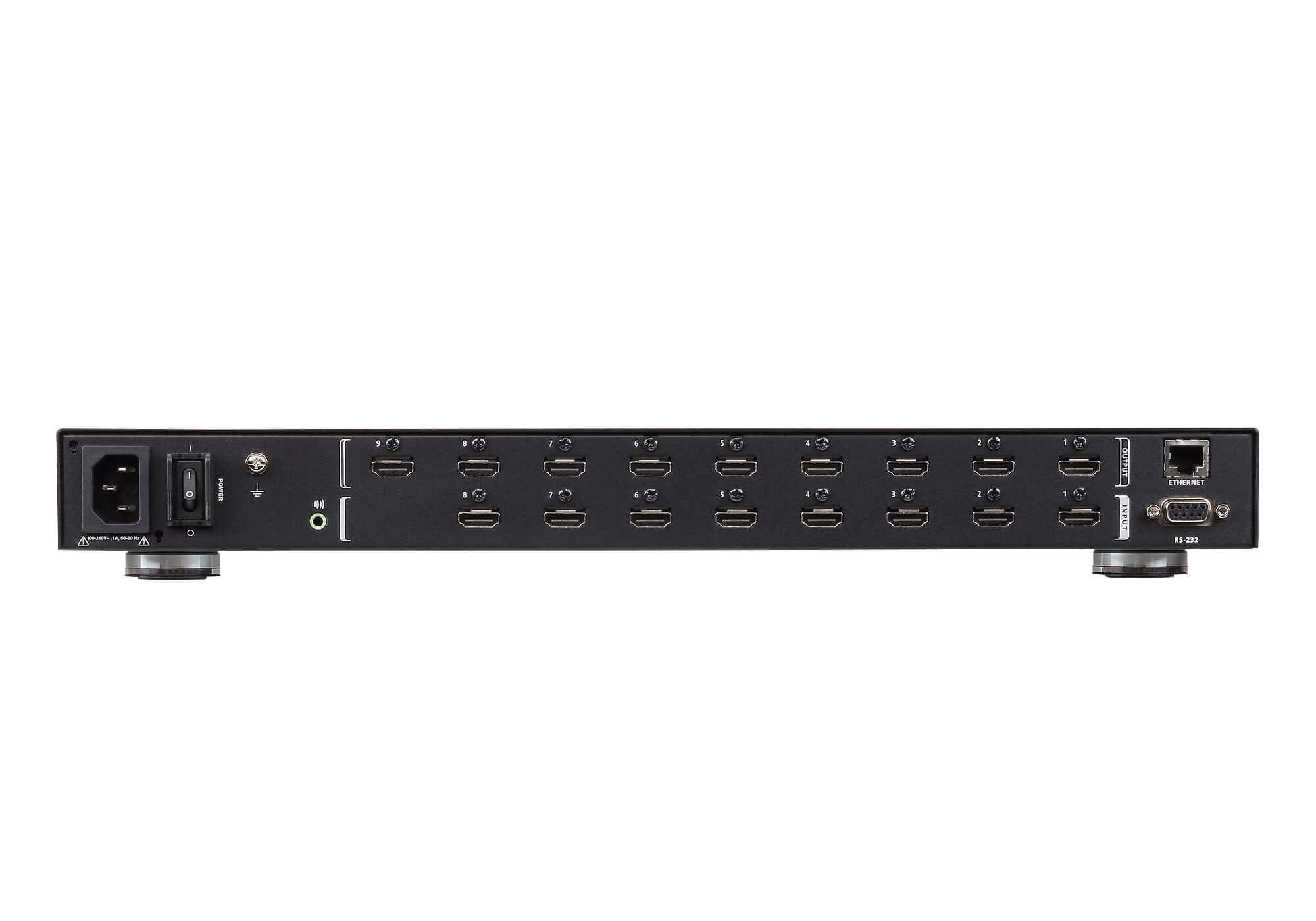 8 x 9 4K HDMI Matrix Switch with Scaler — изглед 2