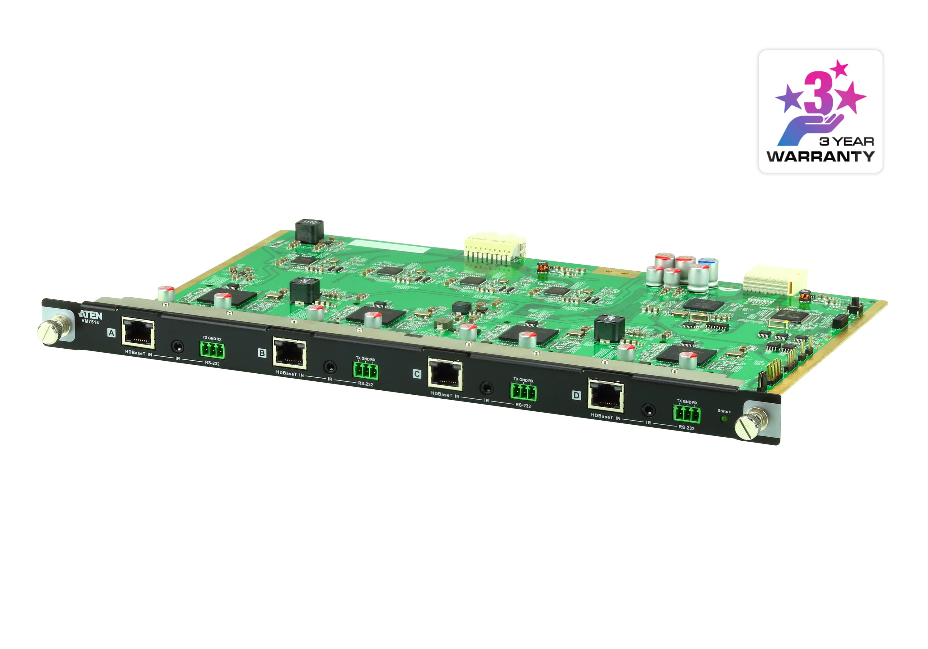 4-Port HDBaseT Input Board — изглед 2