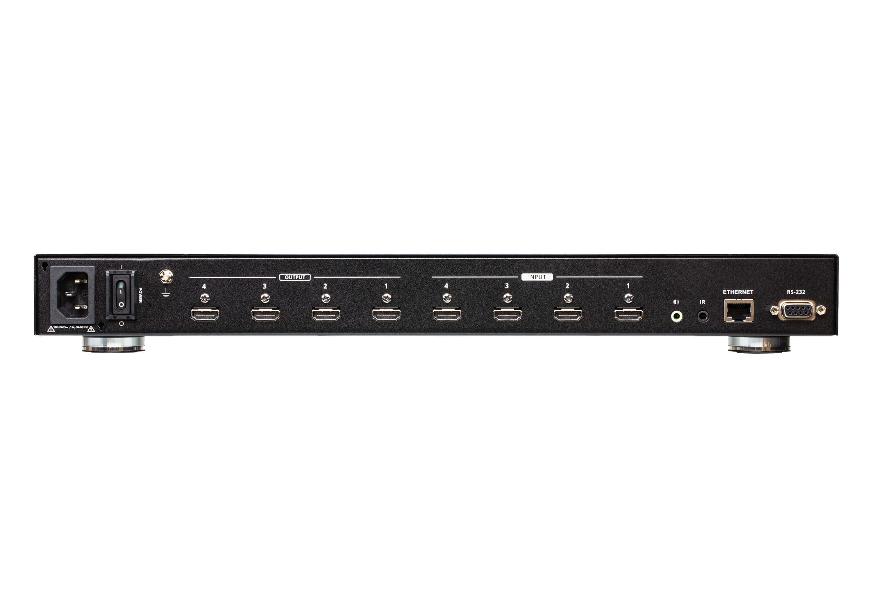 4 x 4 True 4K HDMI Matrix Switch with Scaler — изглед 2