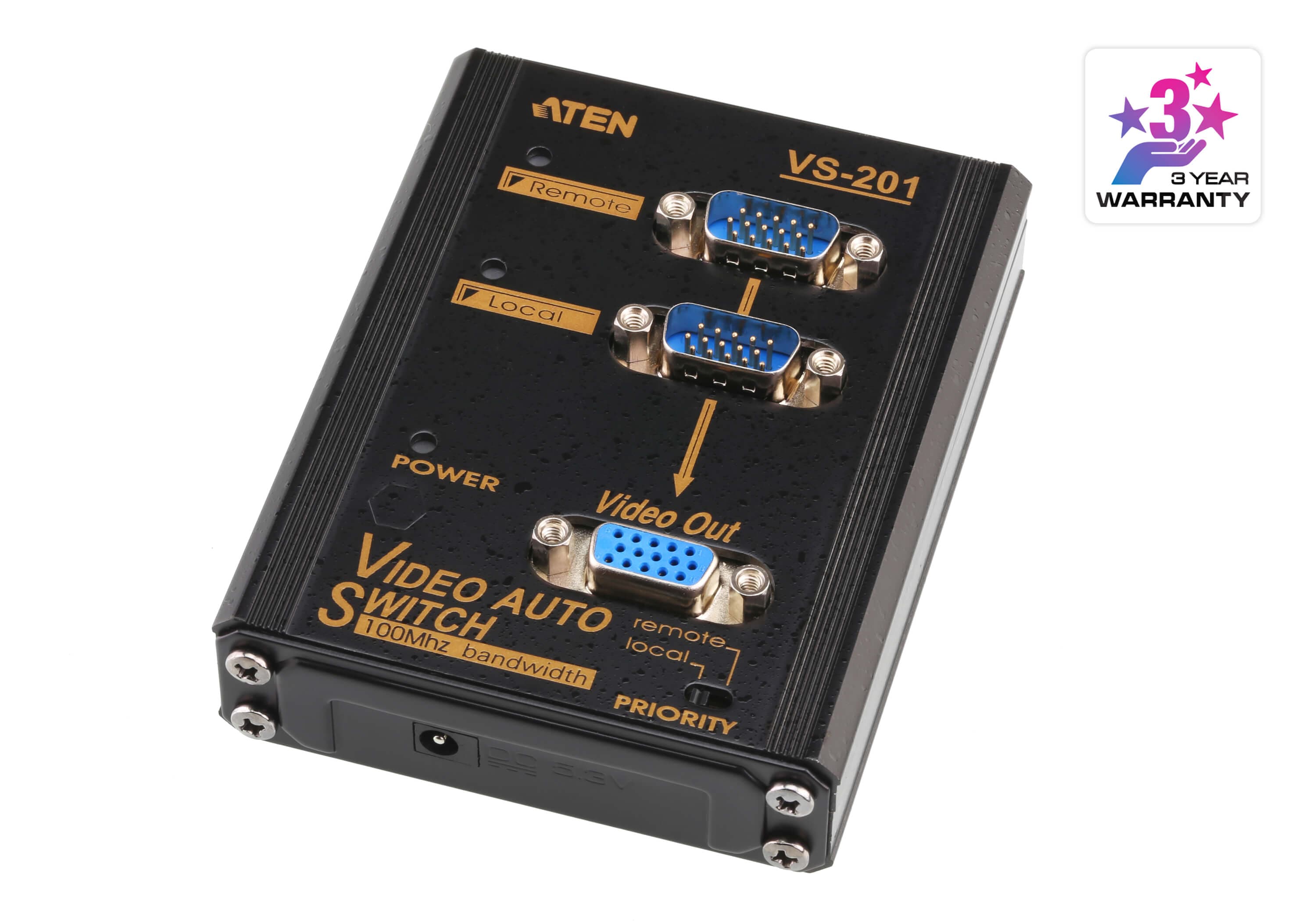 2-Port VGA Switch Wall Plate — изглед 2