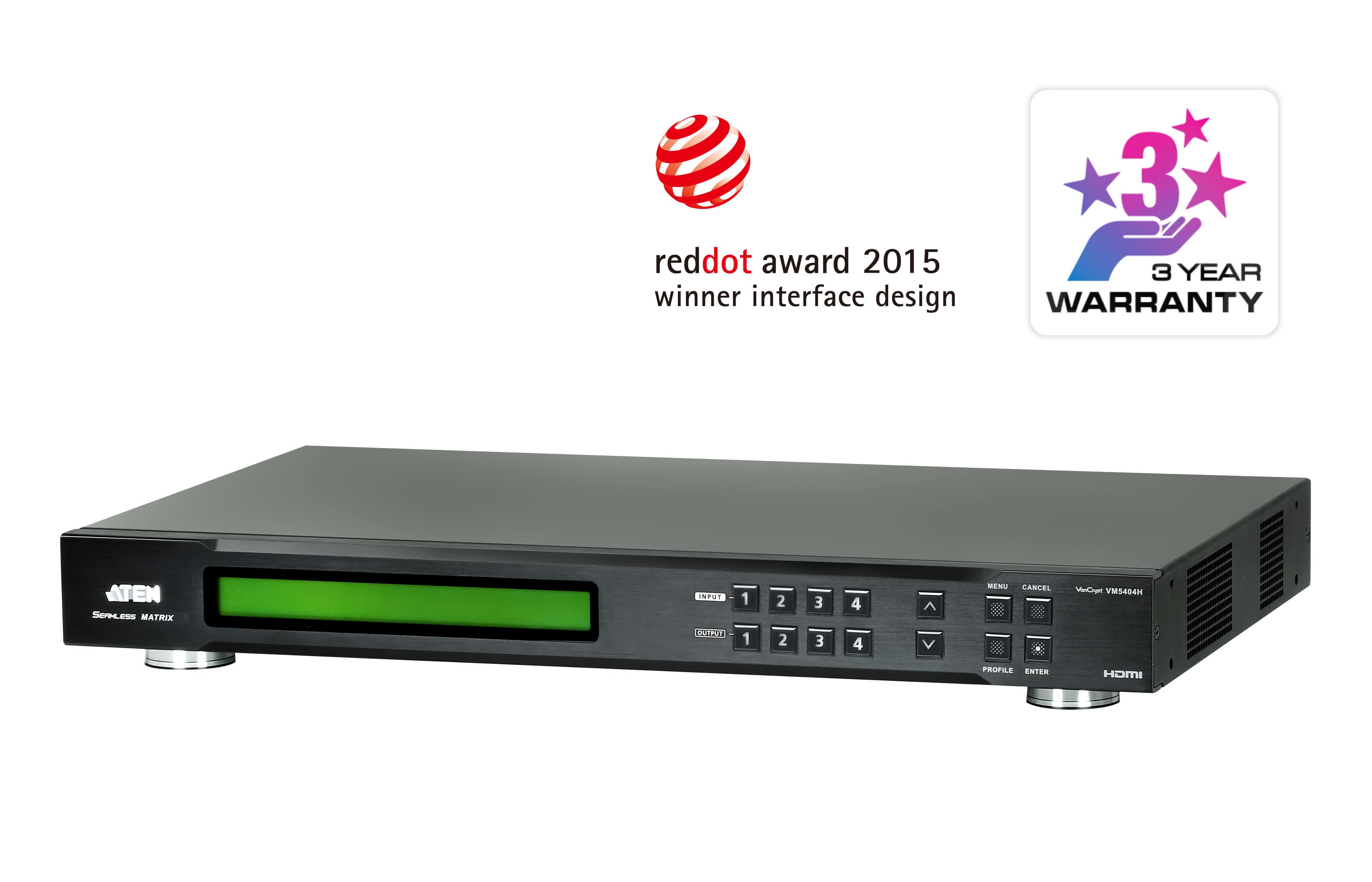 4 x 4 HDMI Matrix Switch with Scaler