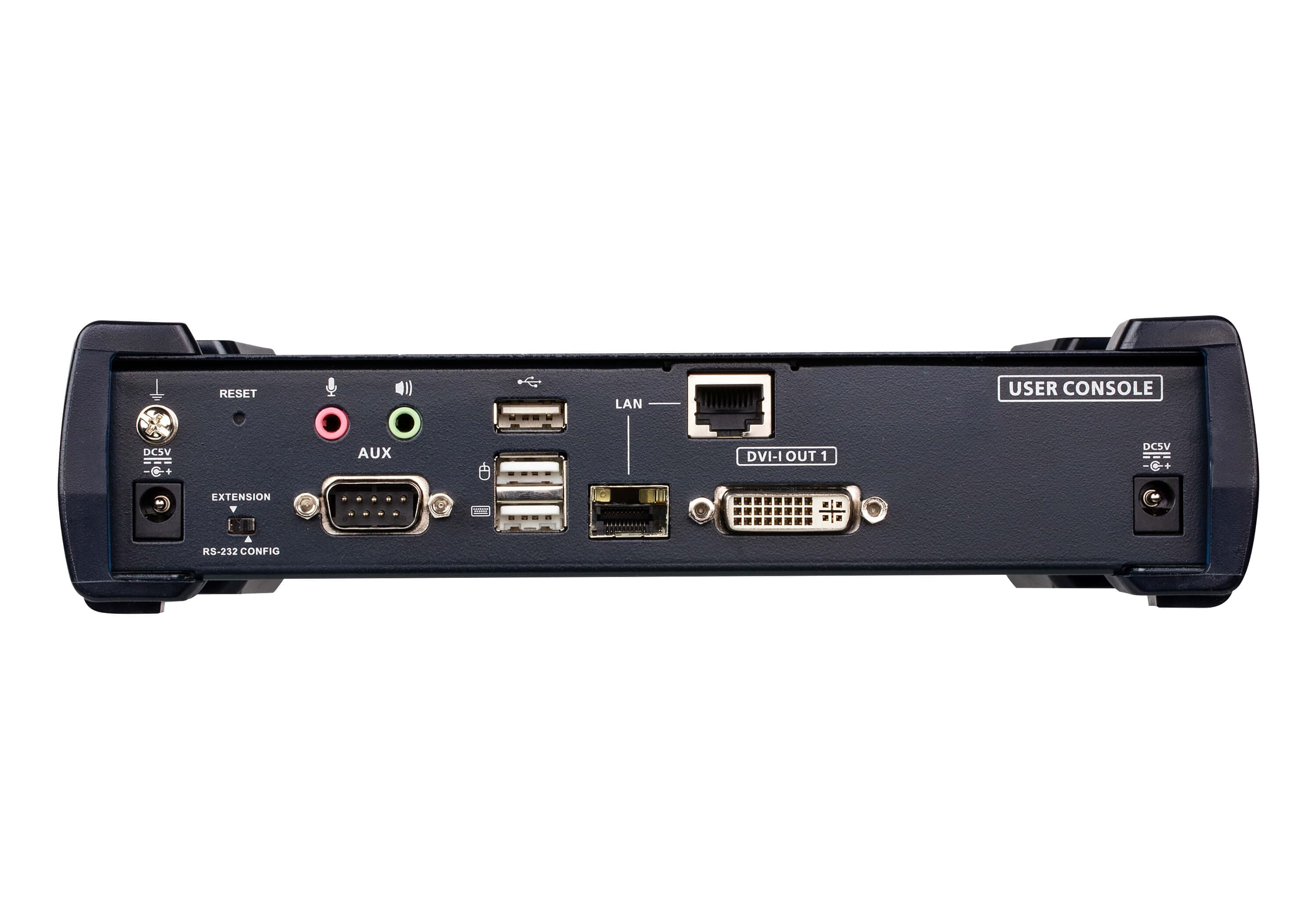 DVI-I Single Display KVM over IP Receiver — изглед 2