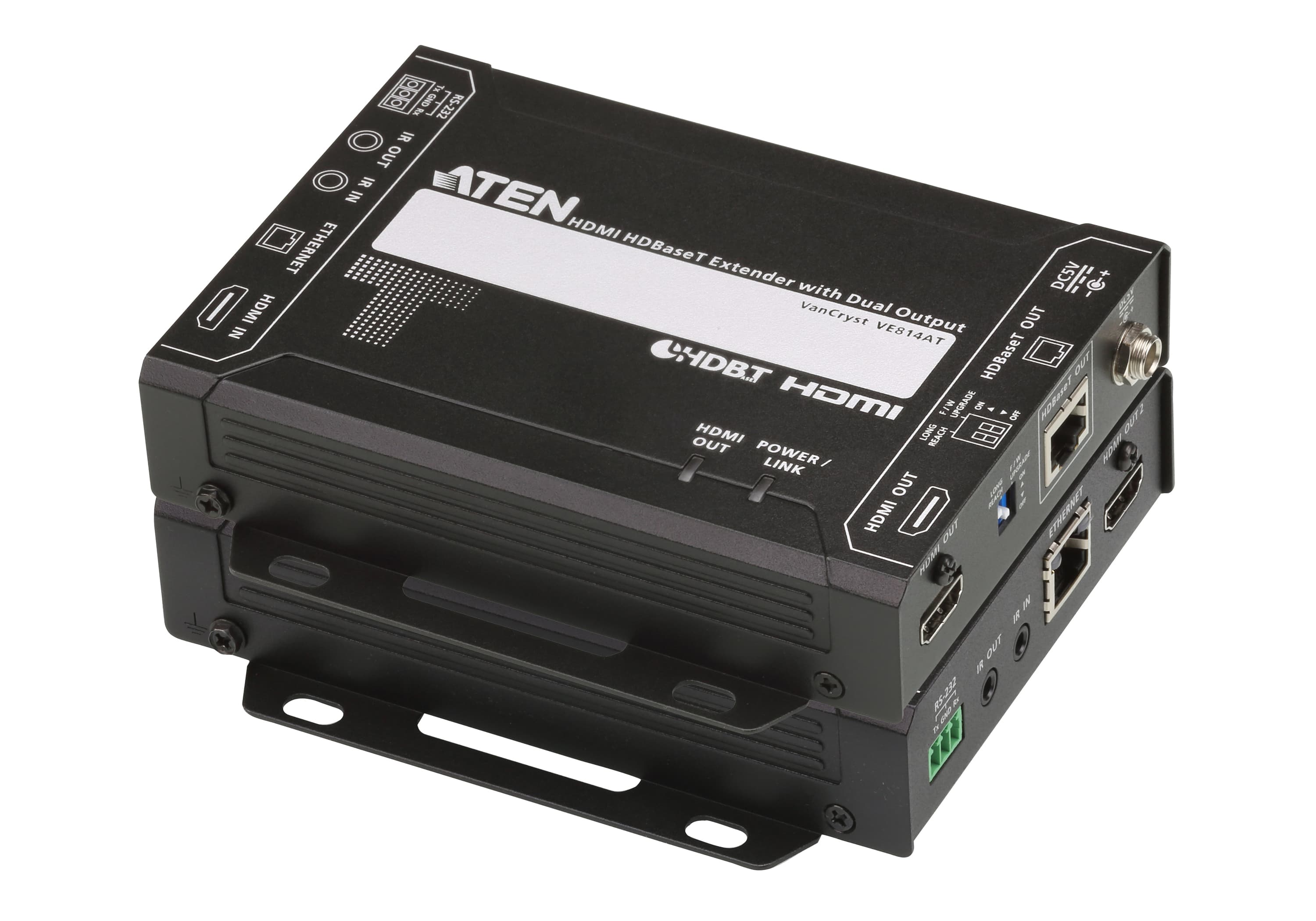 HDMI HDBaseT Extender with Dual Output (4K@100m)
(HDBaseT Class A)