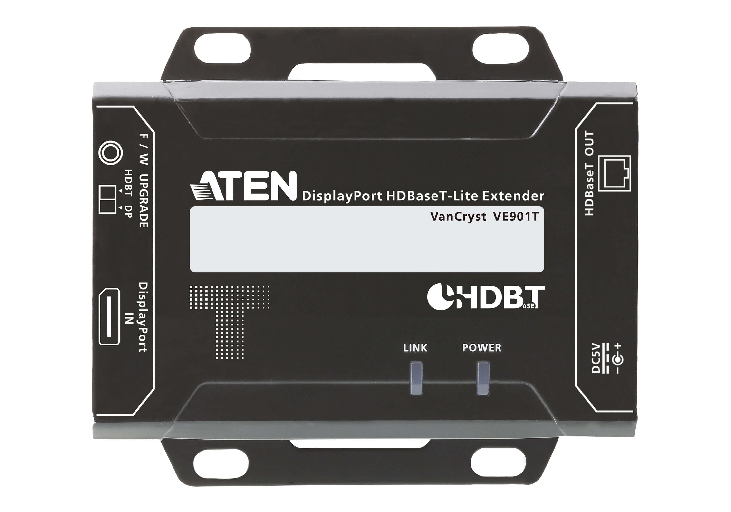 DisplayPort HDBaseT-Lite Extender (4K@40m; 1080p@70m) (HDBaseT Class B) — изглед 4