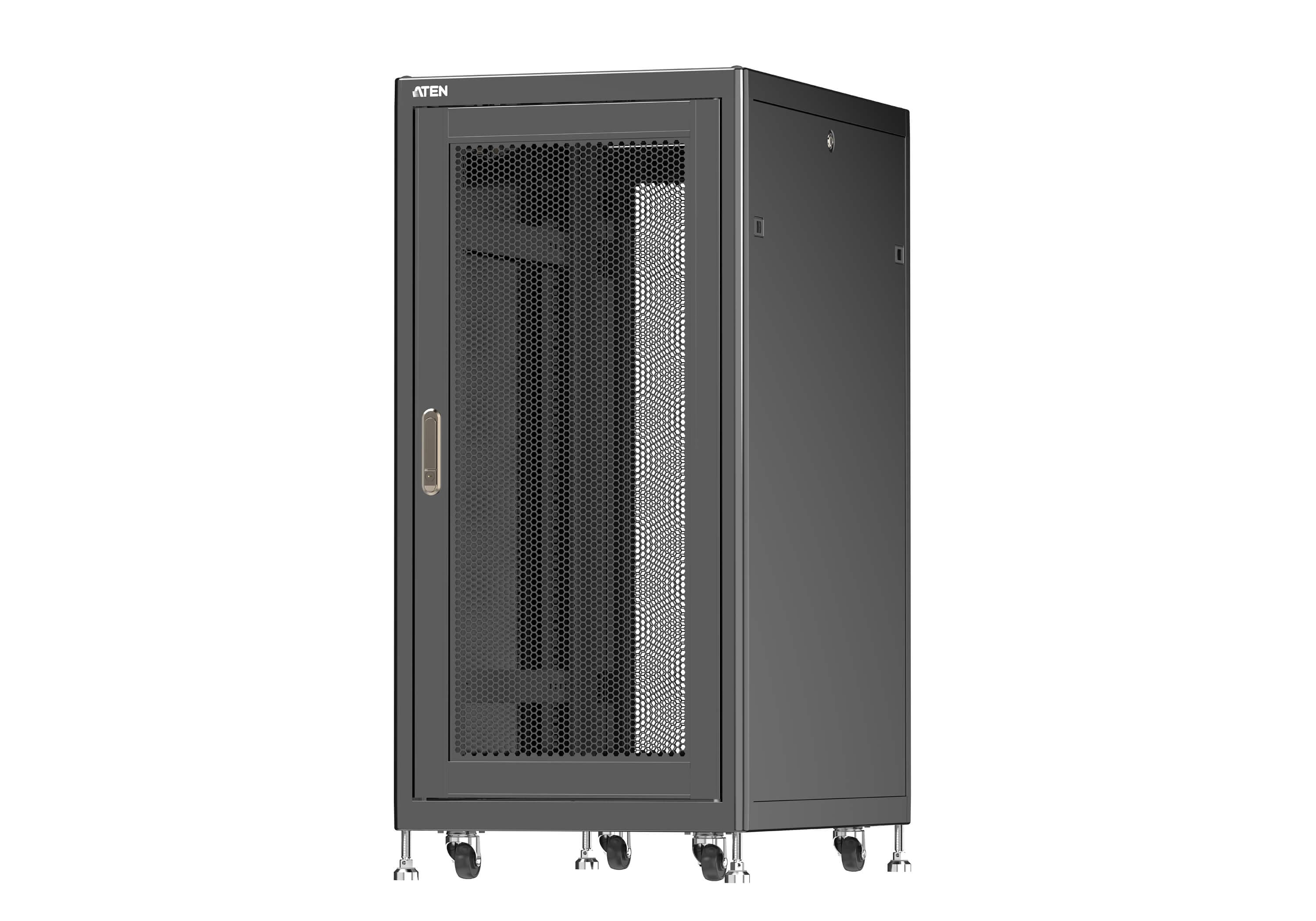25U Standard Rack with Perforated Front and Rear Doors — изглед 2