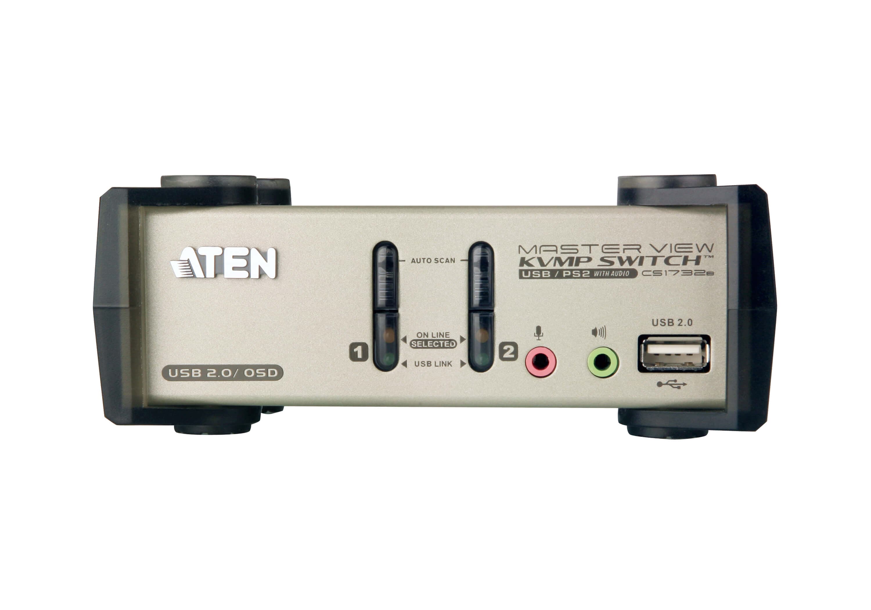 2-Port PS/2-USB VGA/Audio KVMP™ Switch with OSD