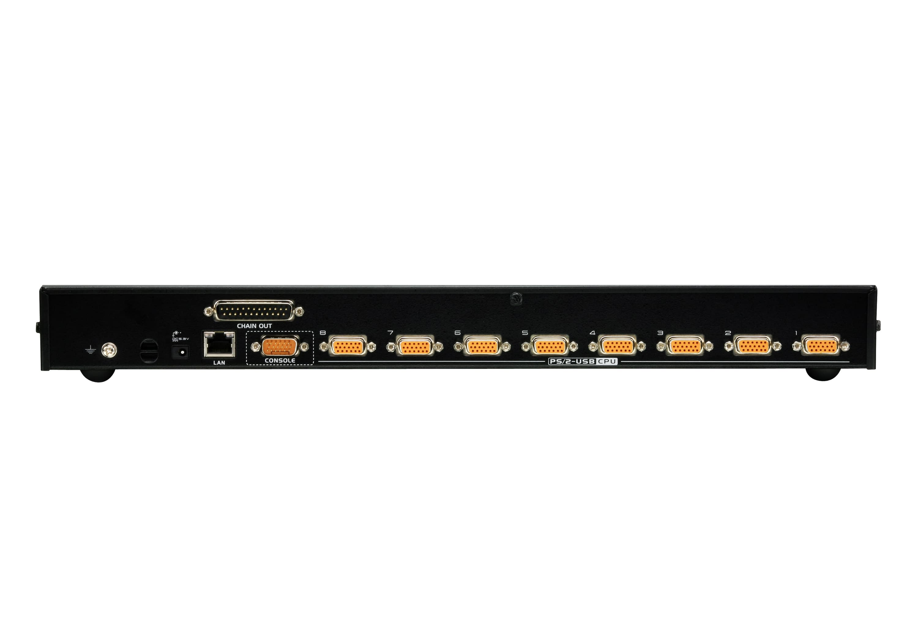 1-Local / Remote Shared Access 8-Port PS/2-USB VGA KVM over IP Switch — изглед 3