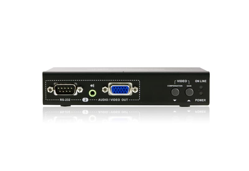 VGA/Audio/RS-232 Cat 5 Receiver with Dual Output (1280 x 1024@200m) — изглед 2