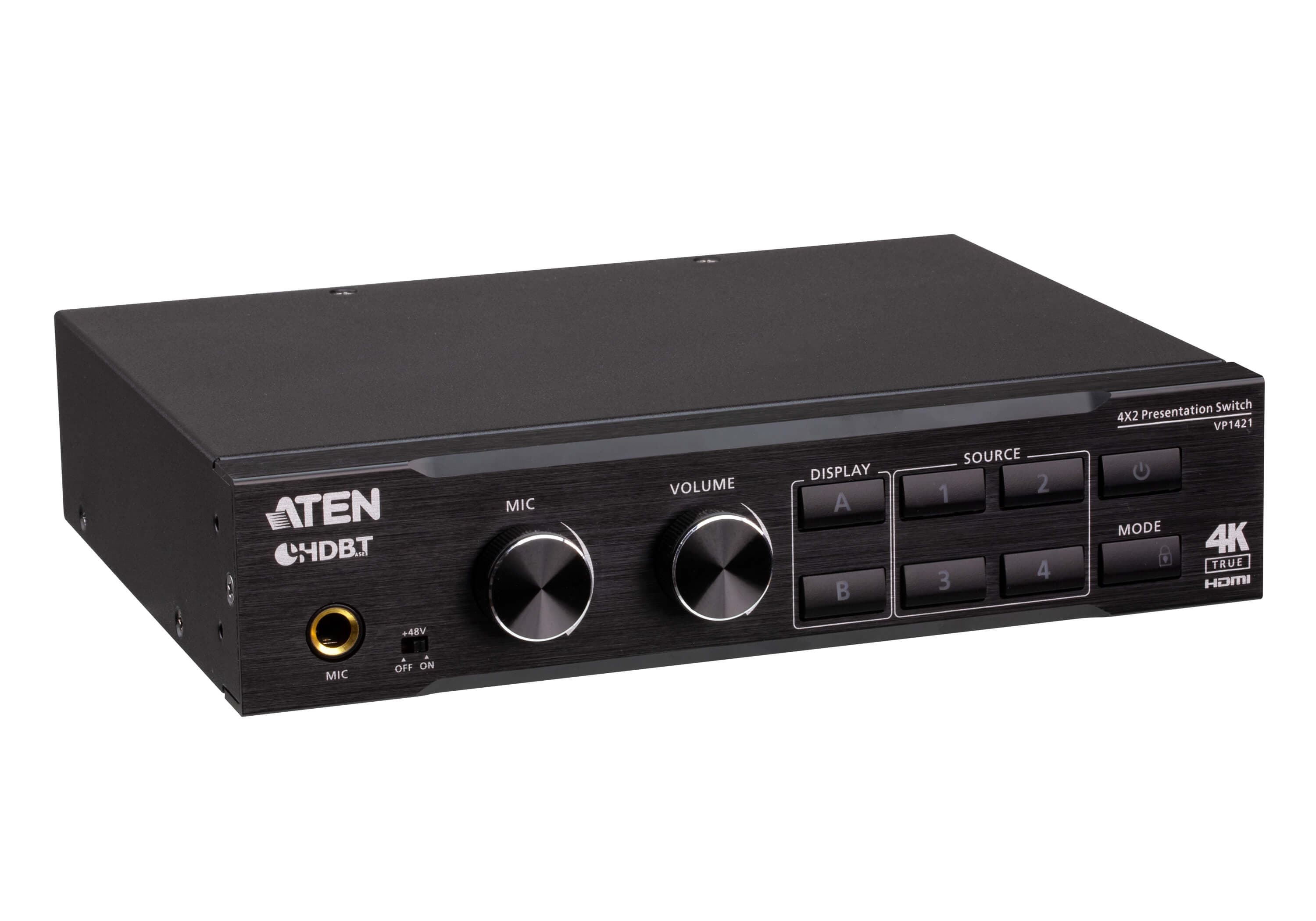 4 x 2 True 4K Presentation Matrix Switch with Scaling, DSP, and HDBaseT-Lite — изглед 4