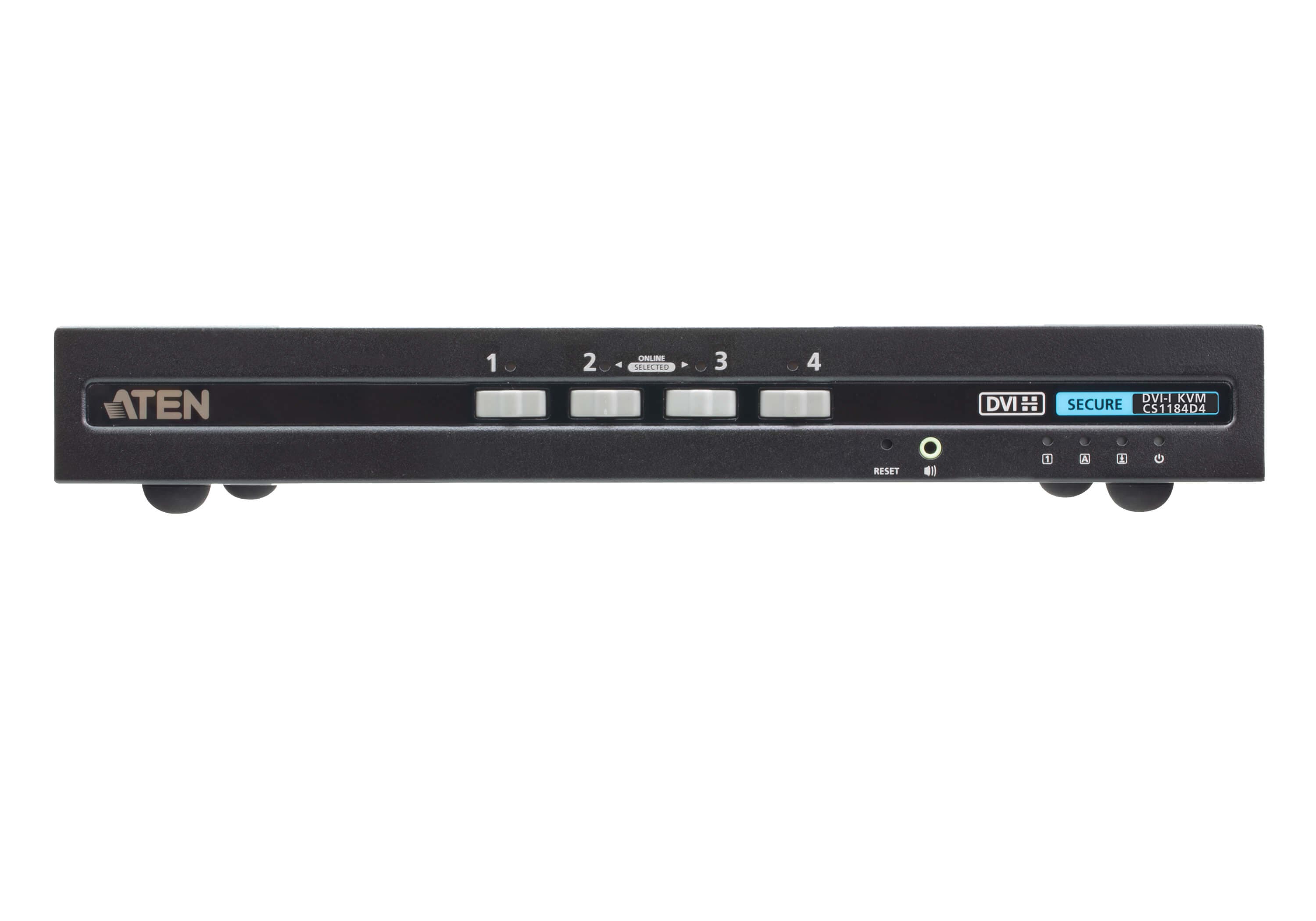 4-Port USB DVI Secure KVM Switch (PSD PP v4.0 Compliant) — view 2