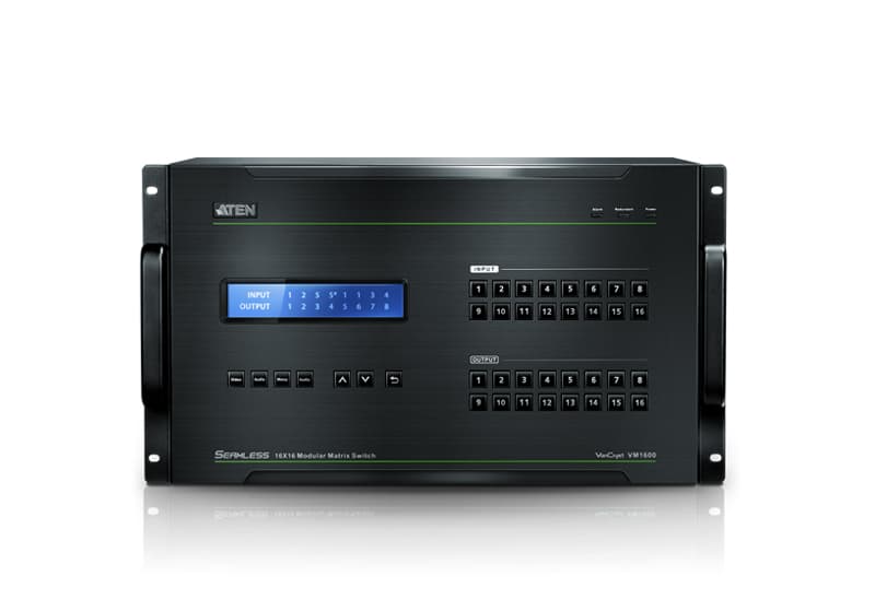 16x16 Modular Matrix Switch
