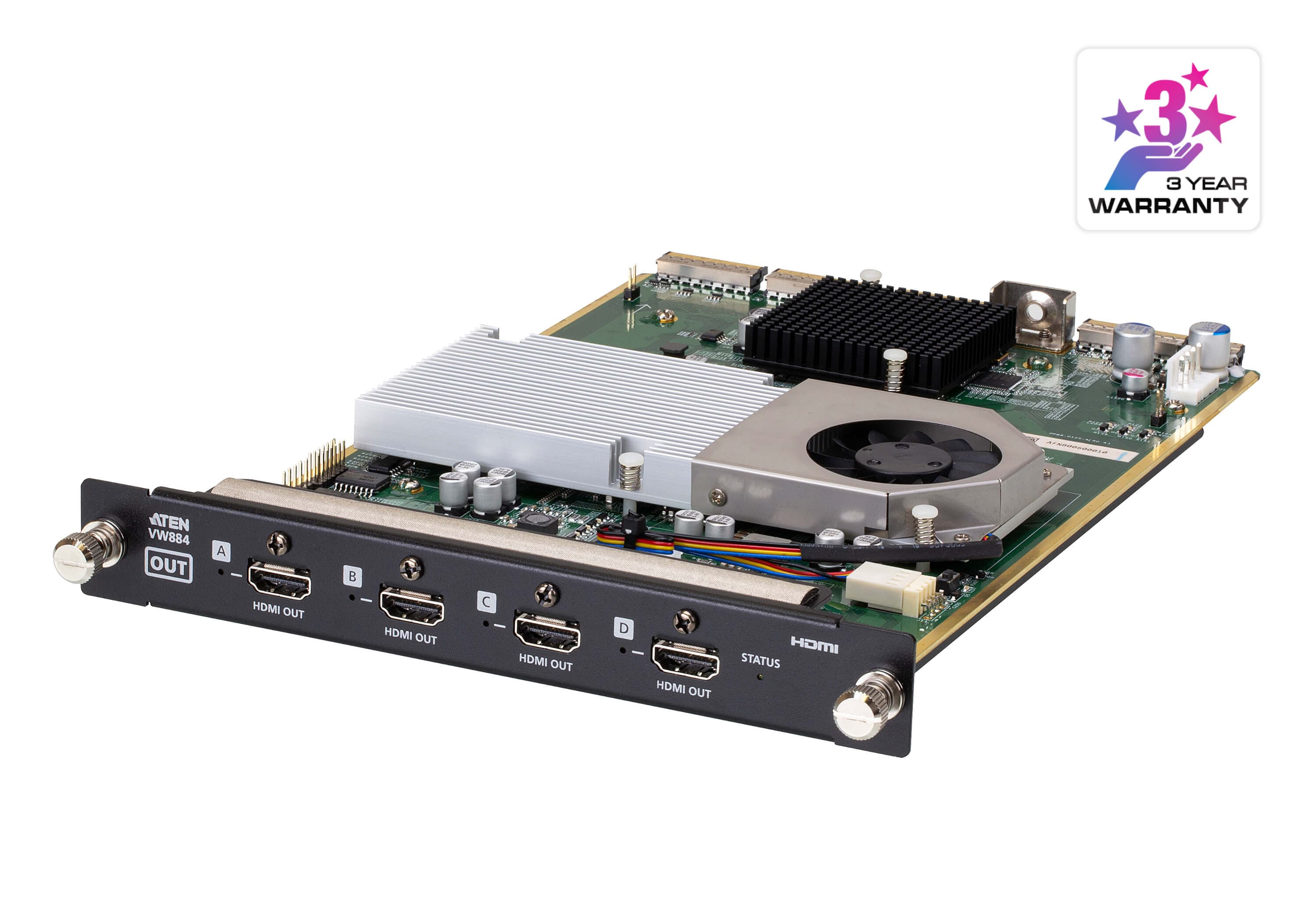 4-Port 4K HDMI Output Board for VW Series — изглед 3