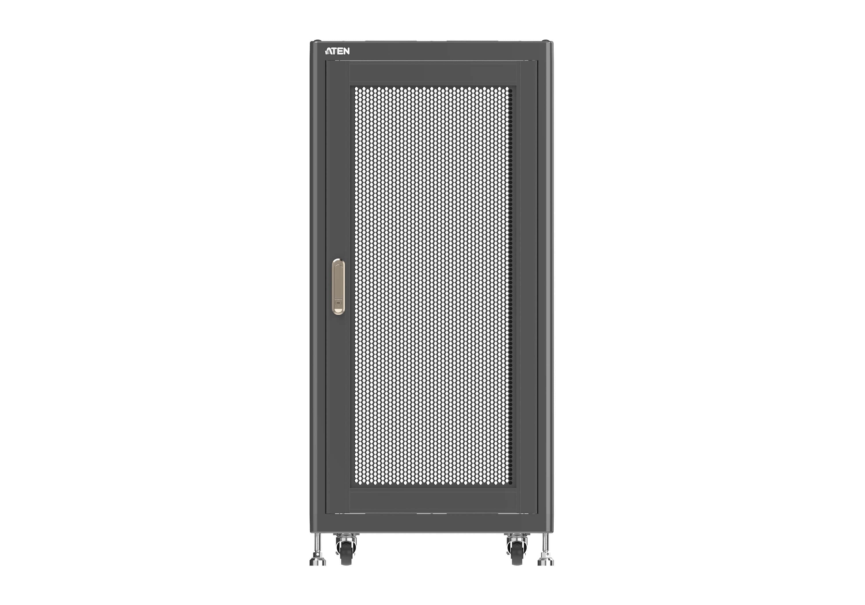 25U Standard Rack with Perforated Front and Rear Doors — изглед 4