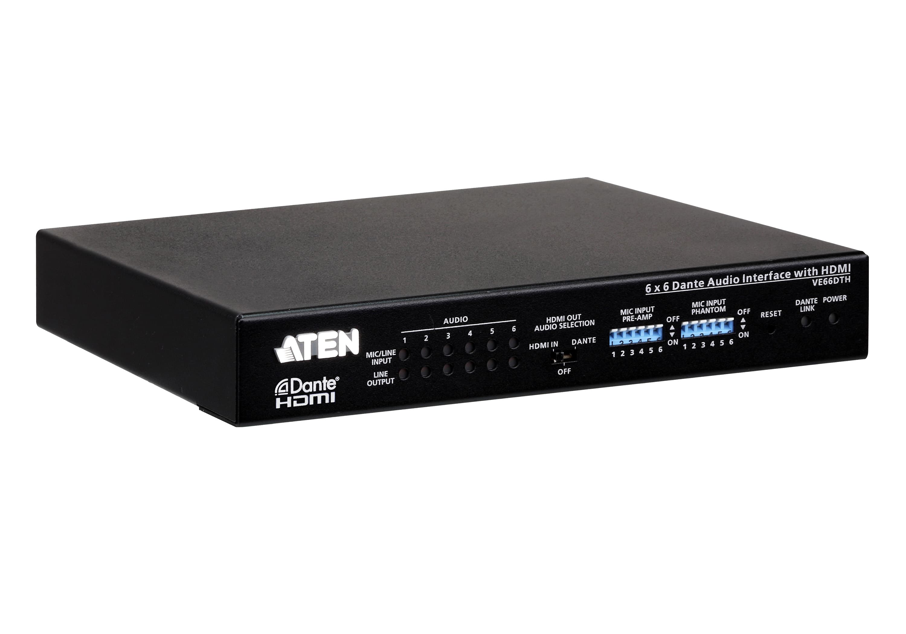 6 x 6 Dante Audio Interface with HDMI — изглед 4