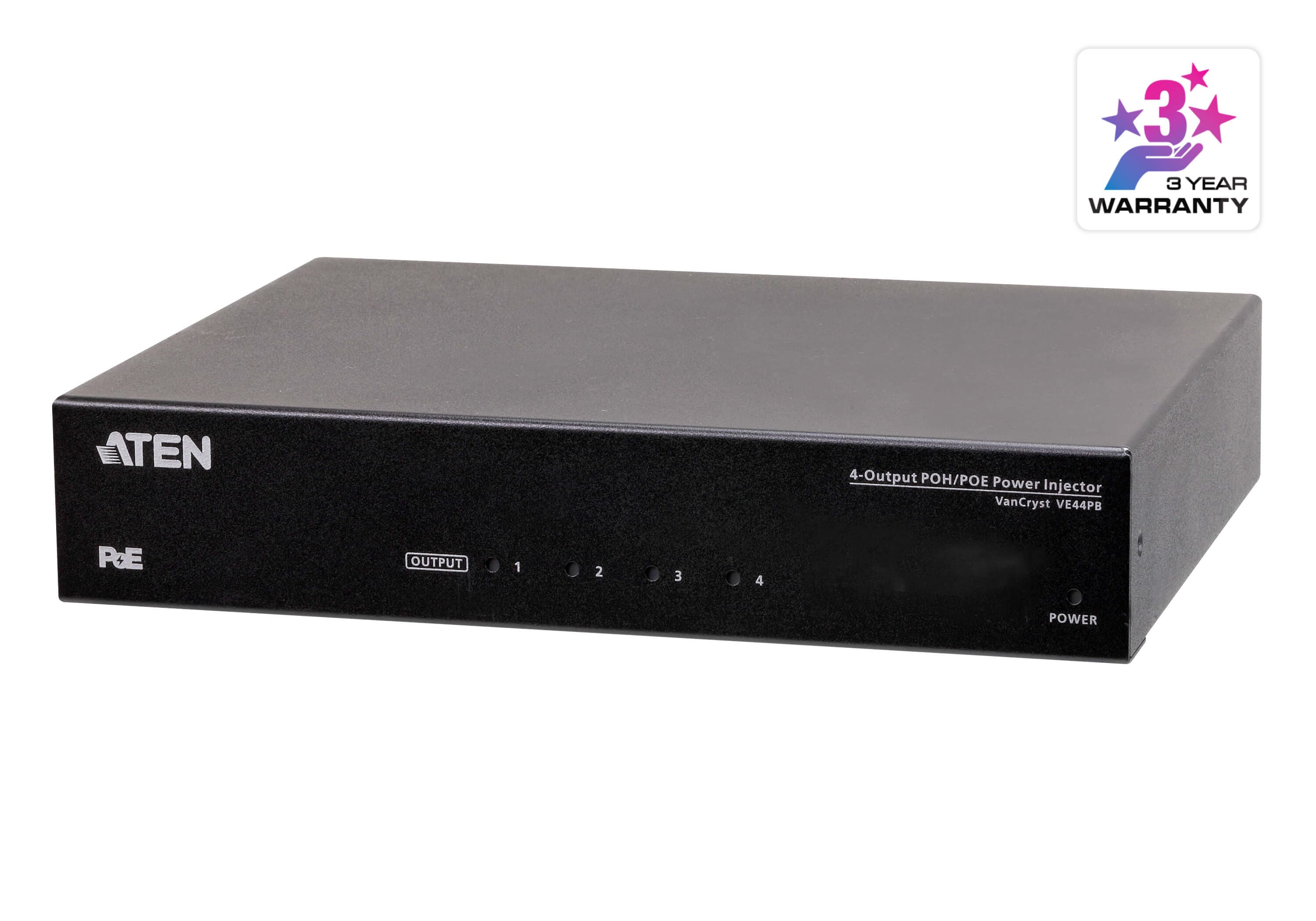 4-Output PoH/PoE Power Injector — изглед 3