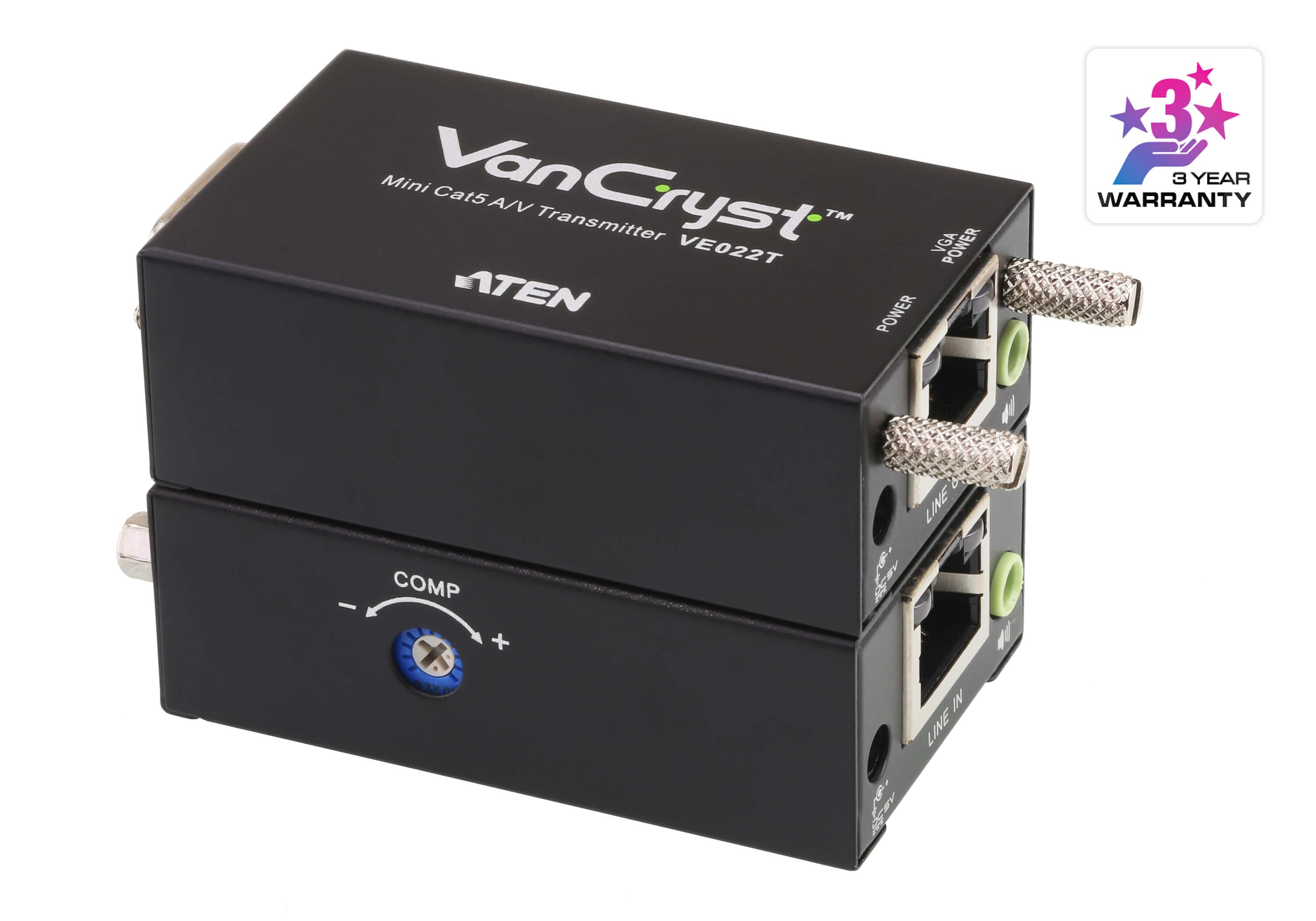 Mini VGA/Audio Cat 5 Extender (1280 x 1024@150m) — изглед 3