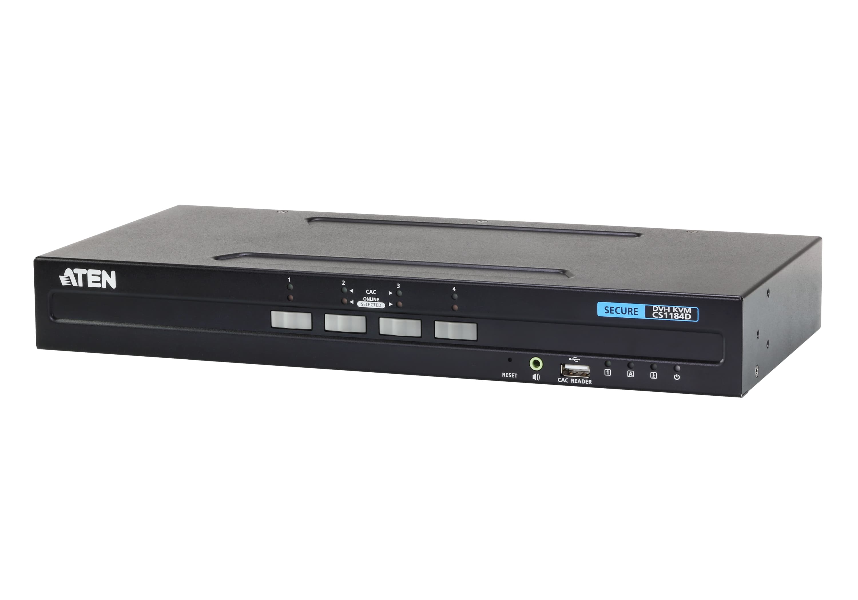 4-Port USB DVI Secure KVM Switch (PSS PP v3.0 Compliant) — view 3