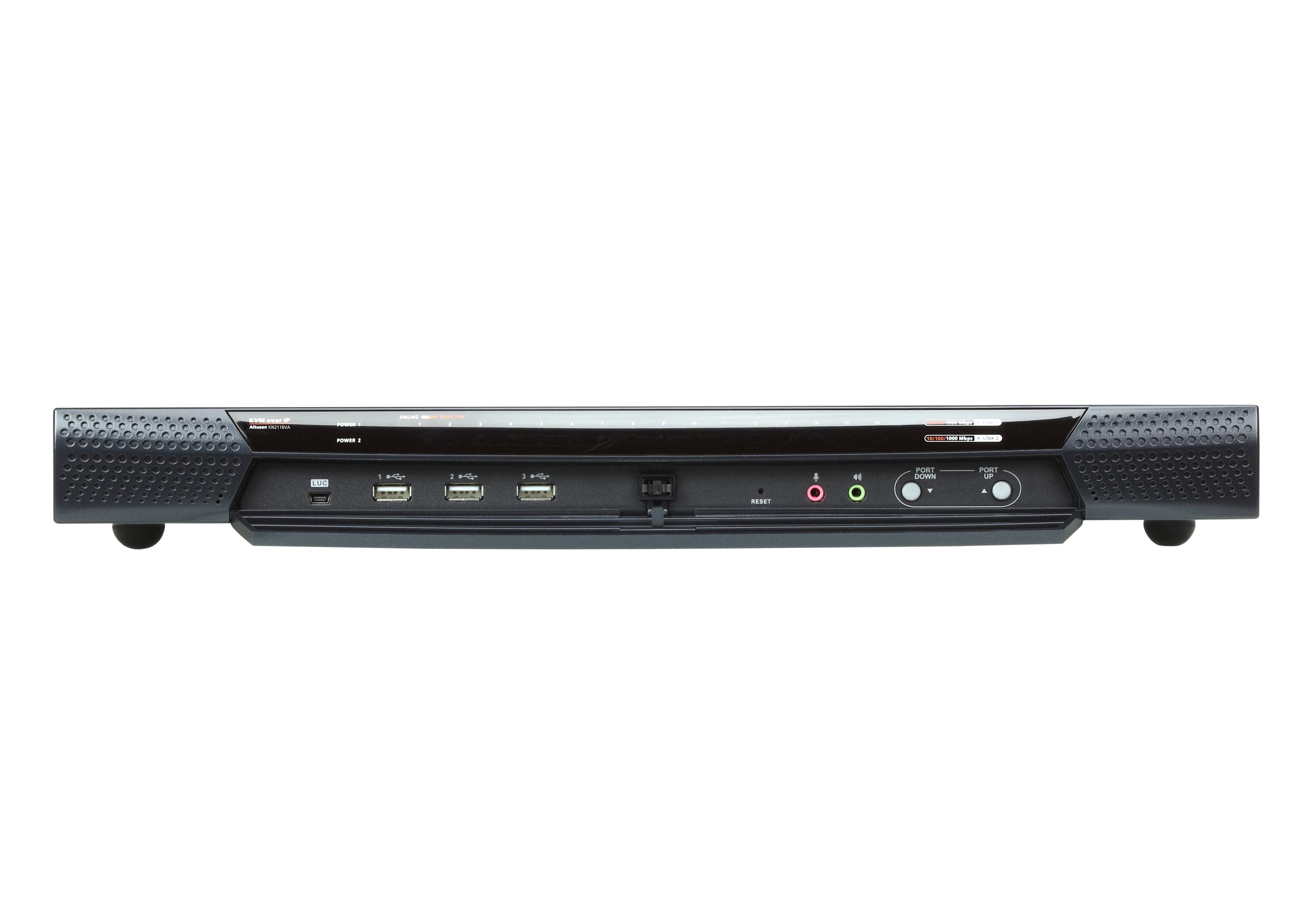 1-Local/2-Remote  Access 16-Port Multi-Interface Cat 5 KVM over IP Switch